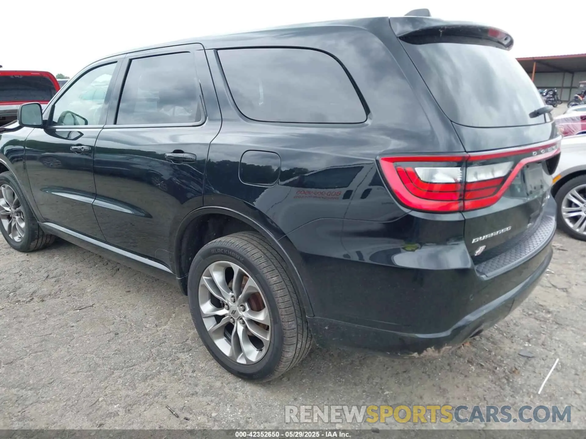 3 Photograph of a damaged car 1C4RDJDG3LC339489 DODGE DURANGO 2020