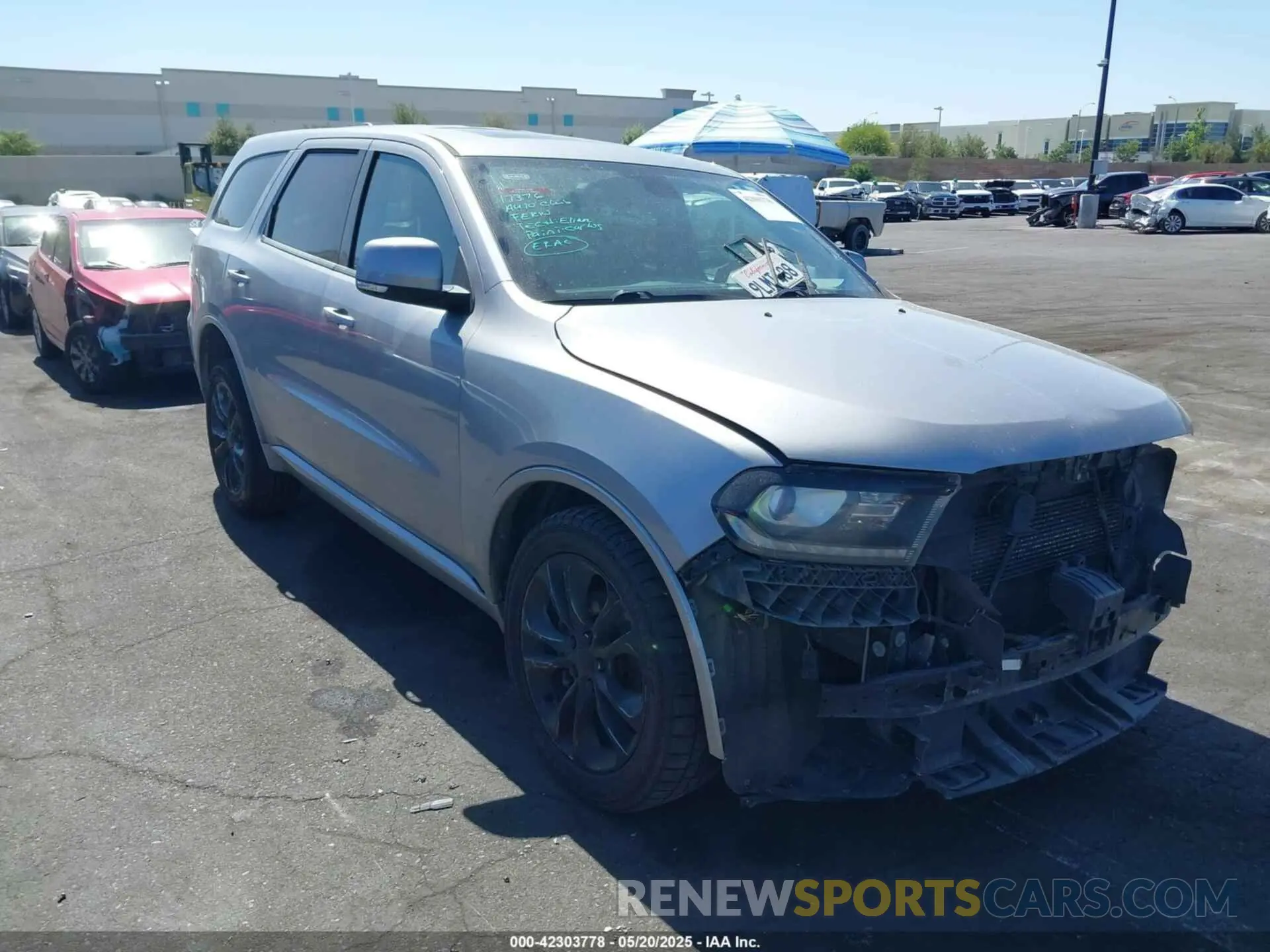 14 Photograph of a damaged car 1C4RDJDG4LC258601 DODGE DURANGO 2020