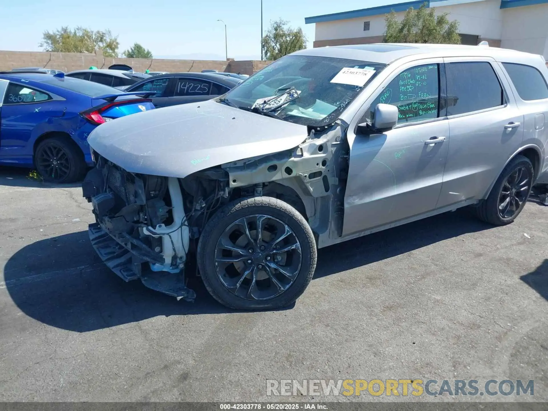 6 Photograph of a damaged car 1C4RDJDG4LC258601 DODGE DURANGO 2020