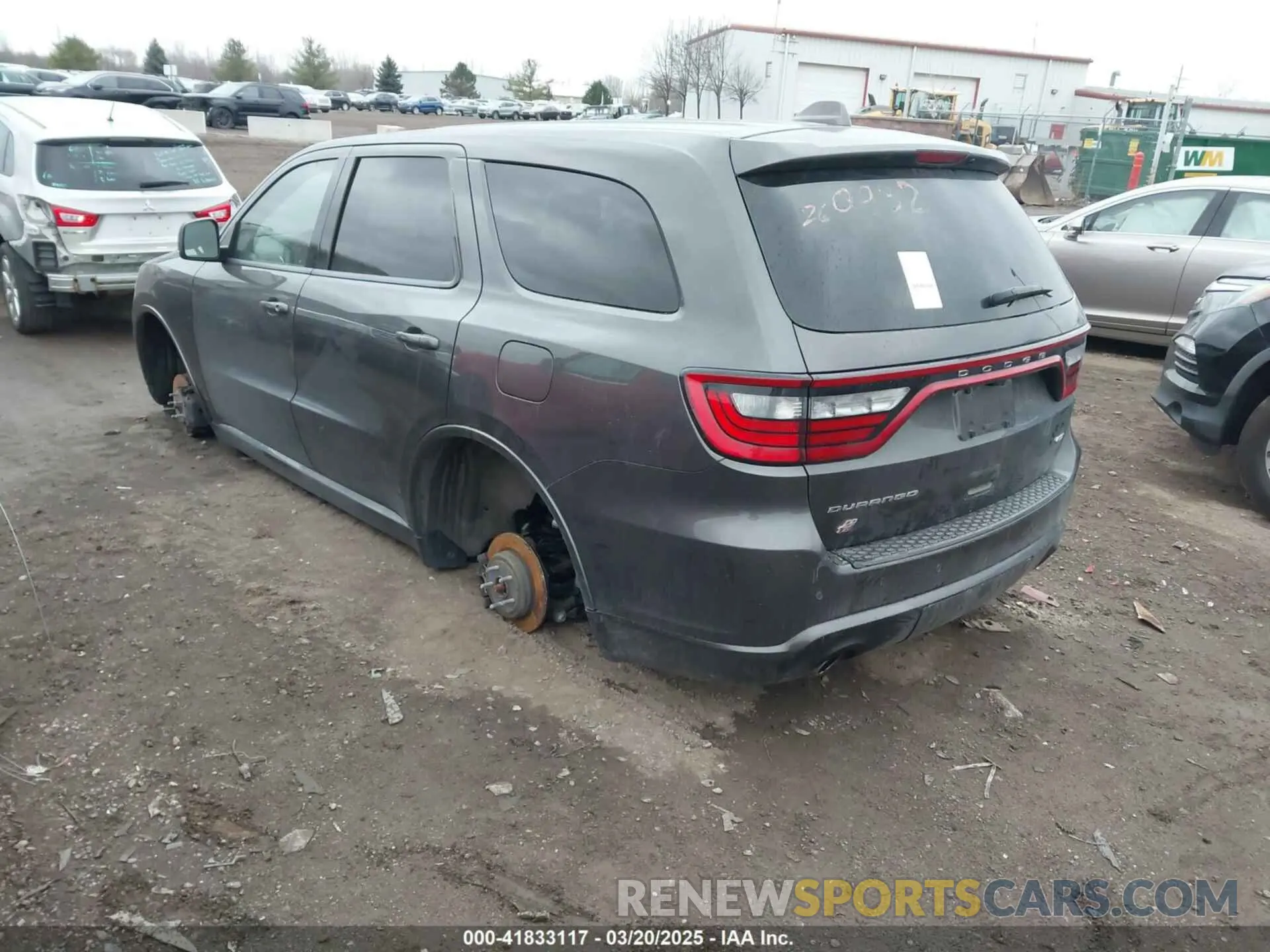 3 Photograph of a damaged car 1C4RDJDG4LC260932 DODGE DURANGO 2020
