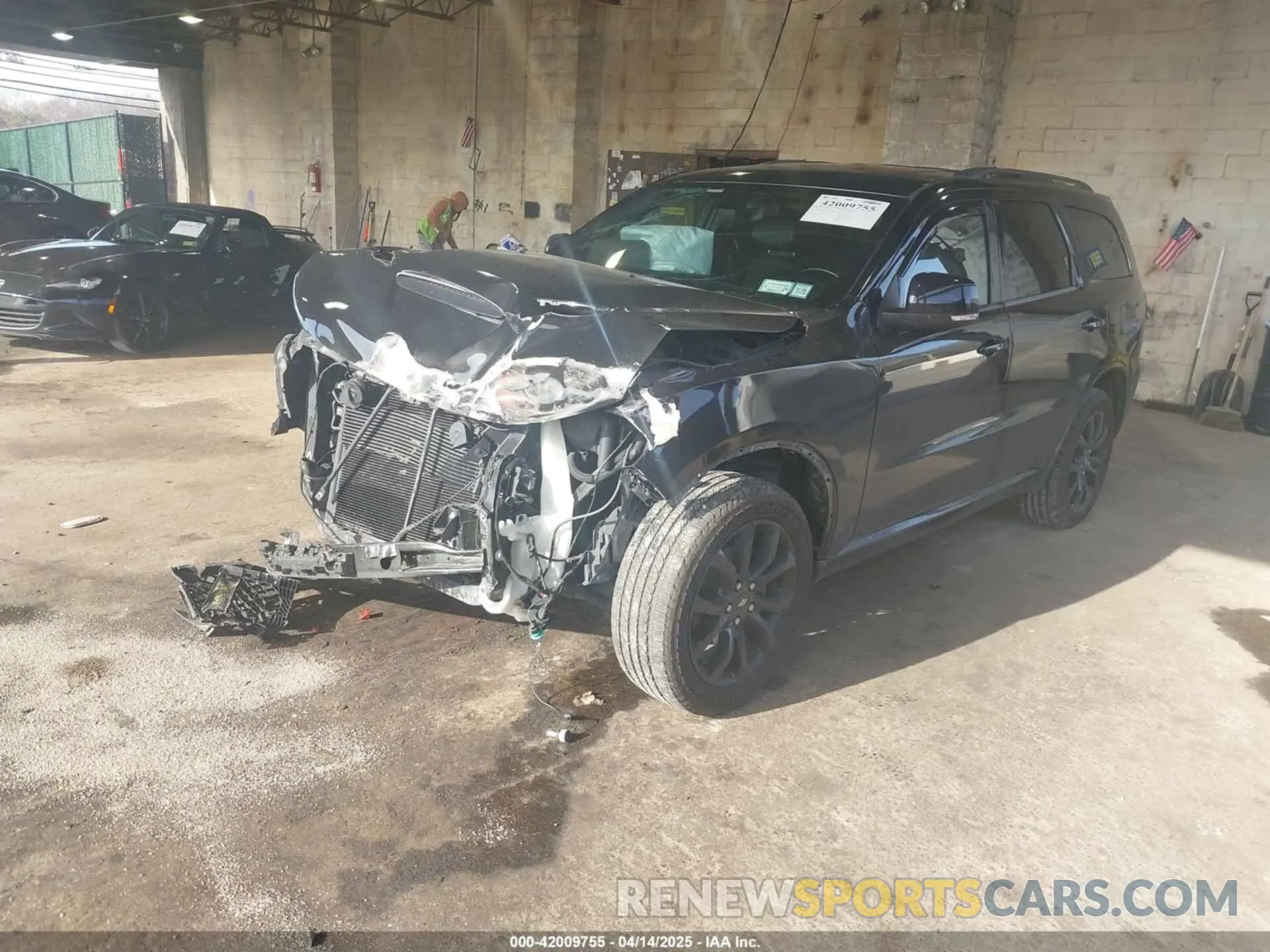 2 Photograph of a damaged car 1C4RDJDG4LC302306 DODGE DURANGO 2020