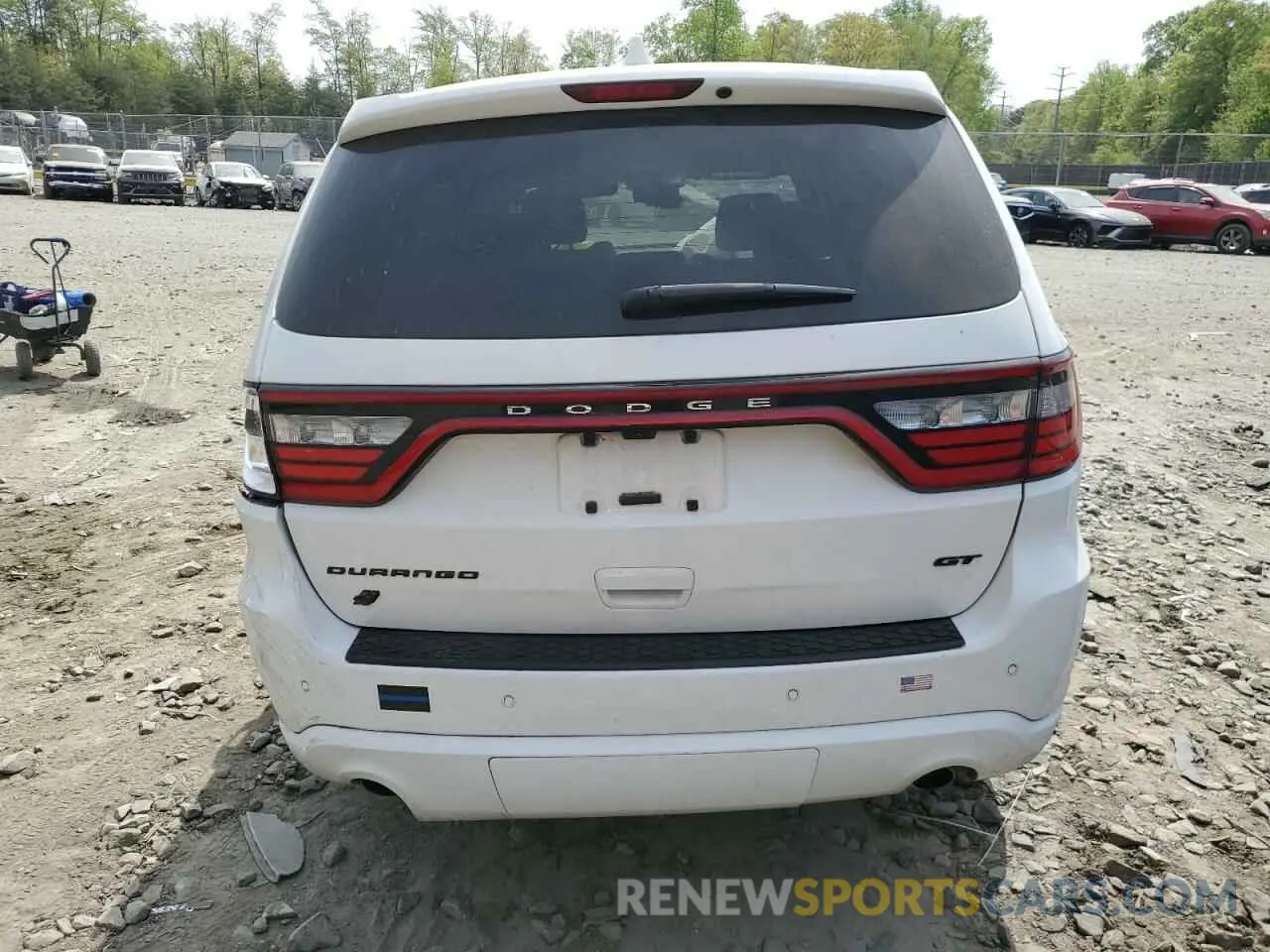 6 Photograph of a damaged car 1C4RDJDG4LC372775 DODGE DURANGO 2020
