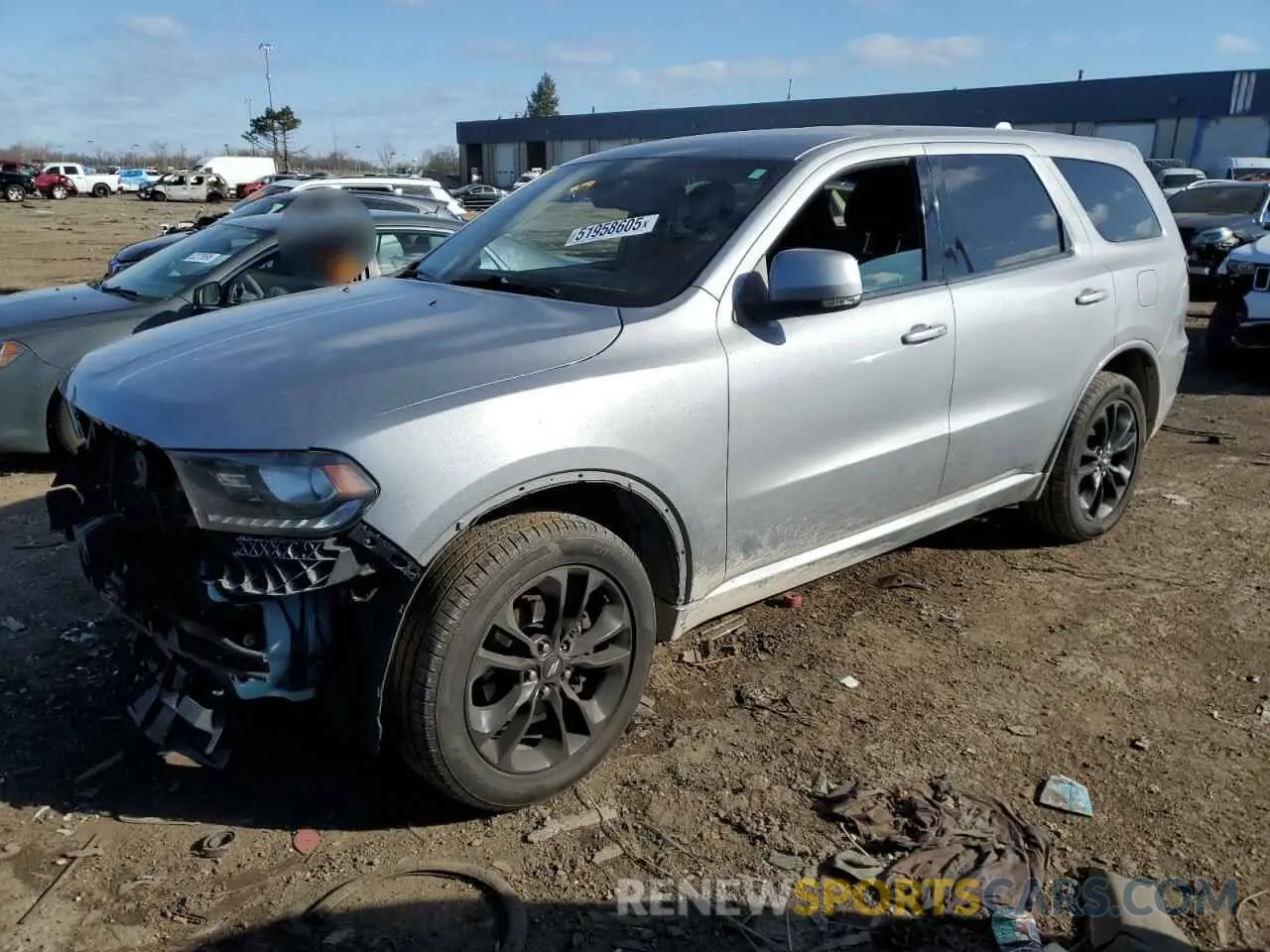 1 Photograph of a damaged car 1C4RDJDG5LC286200 DODGE DURANGO 2020