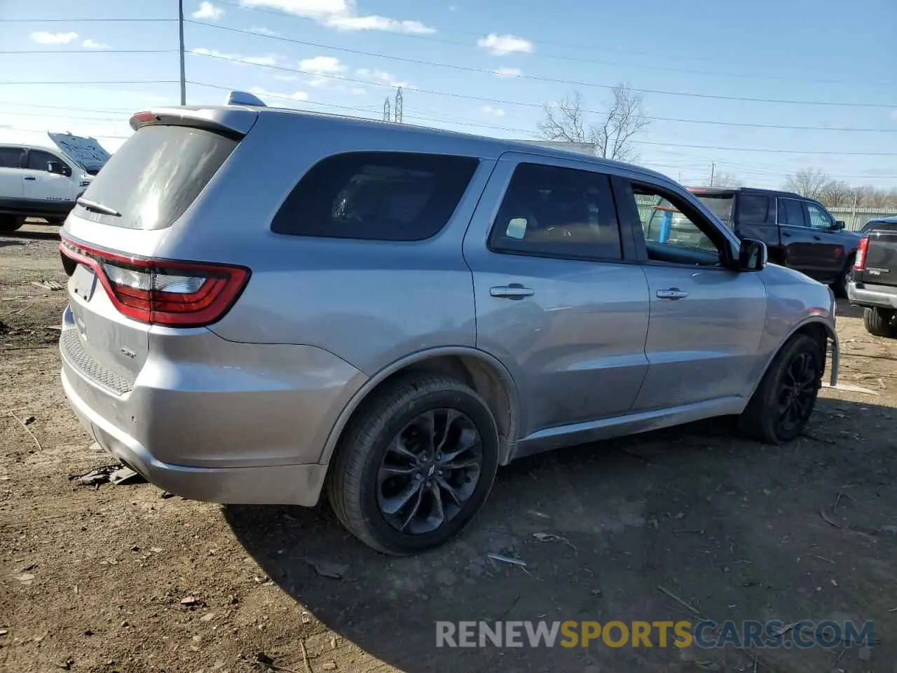 3 Photograph of a damaged car 1C4RDJDG5LC286200 DODGE DURANGO 2020