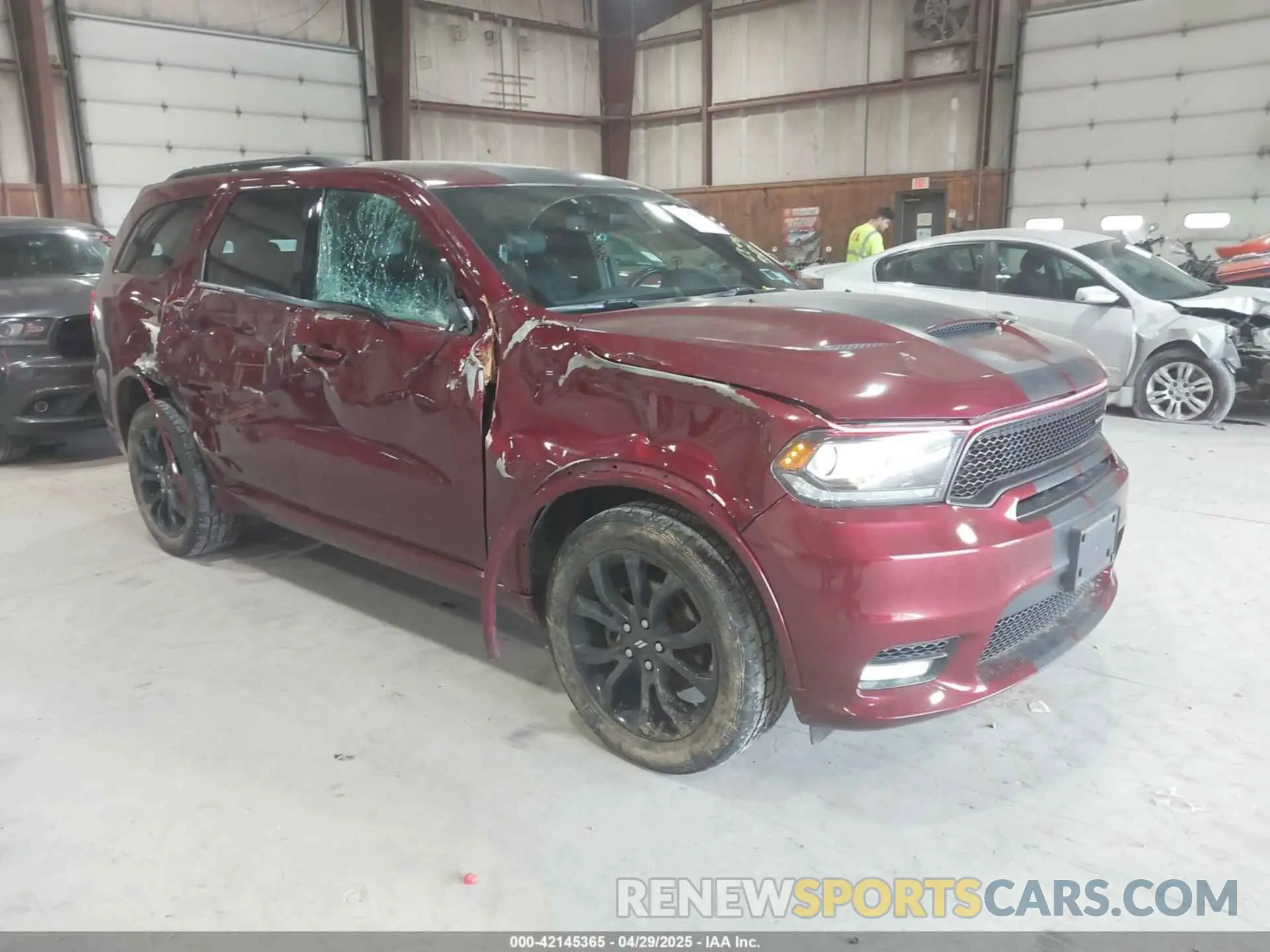 1 Photograph of a damaged car 1C4RDJDG5LC338635 DODGE DURANGO 2020