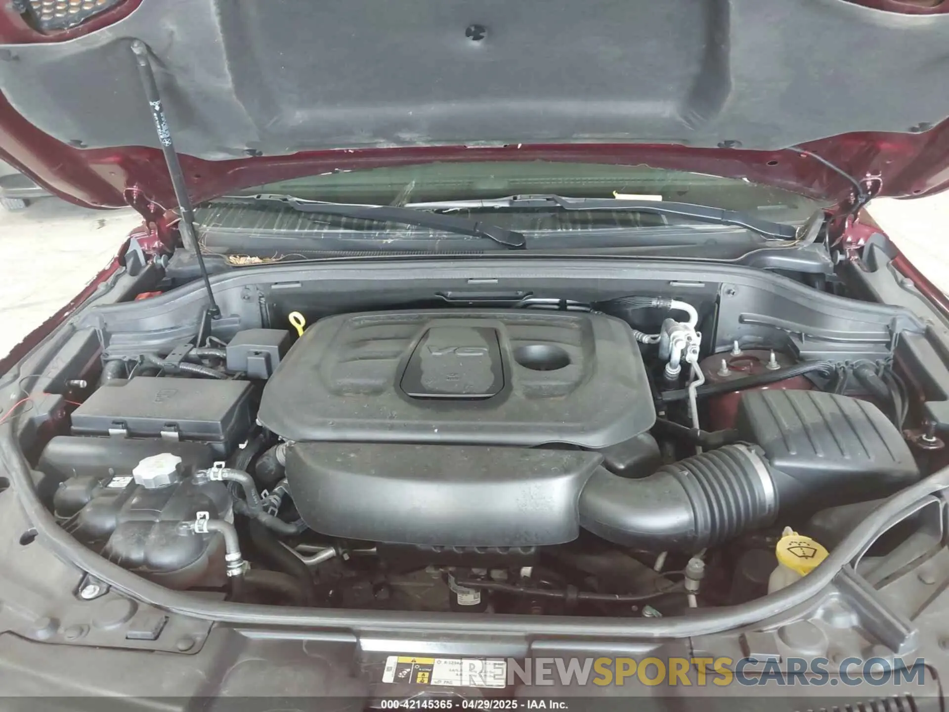 10 Photograph of a damaged car 1C4RDJDG5LC338635 DODGE DURANGO 2020