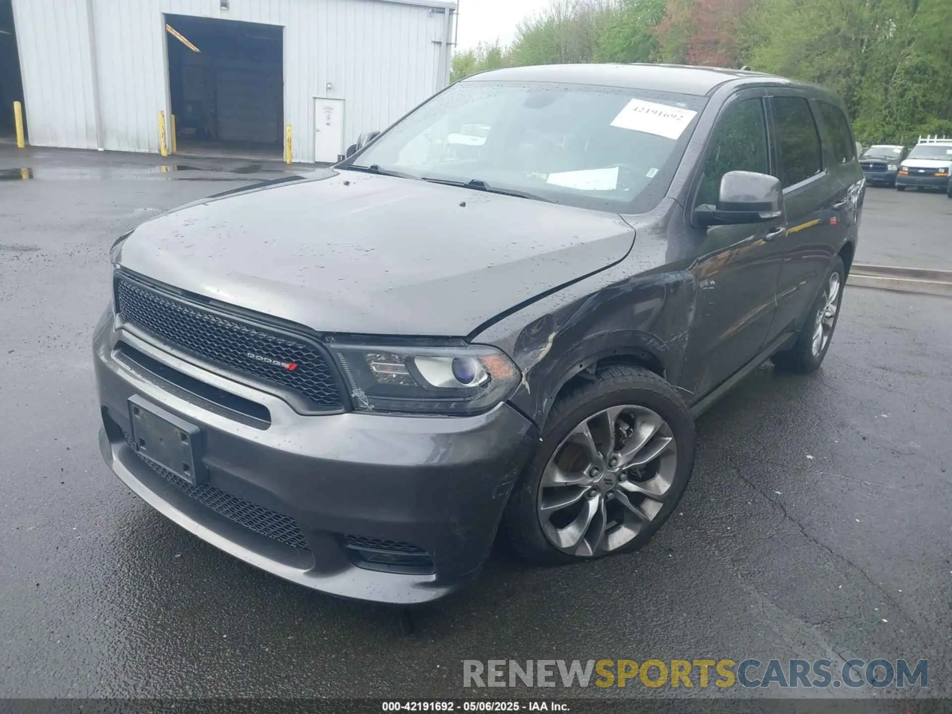 2 Photograph of a damaged car 1C4RDJDG9LC119628 DODGE DURANGO 2020