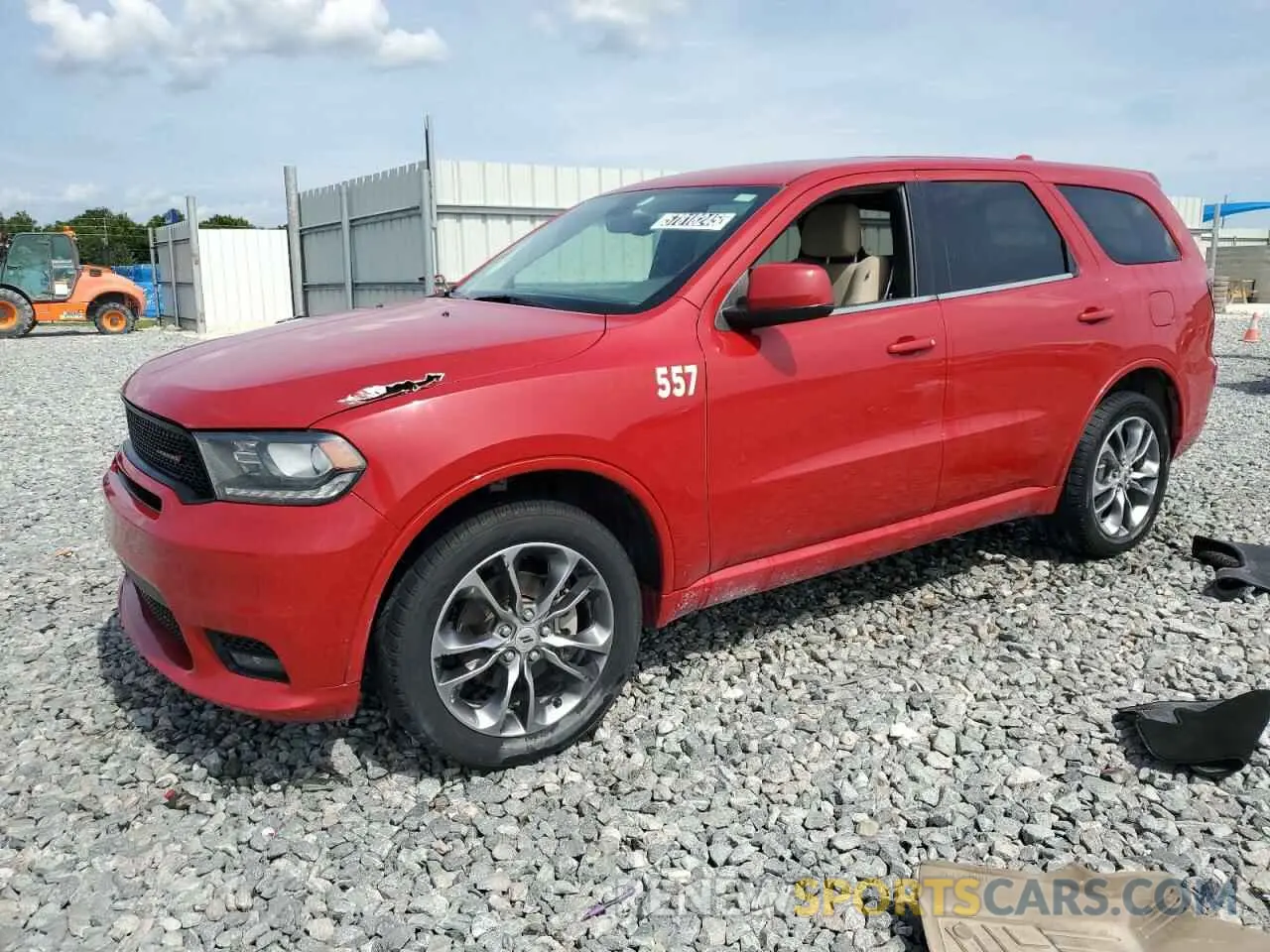 1 Photograph of a damaged car 1C4RDJDG9LC205229 DODGE DURANGO 2020