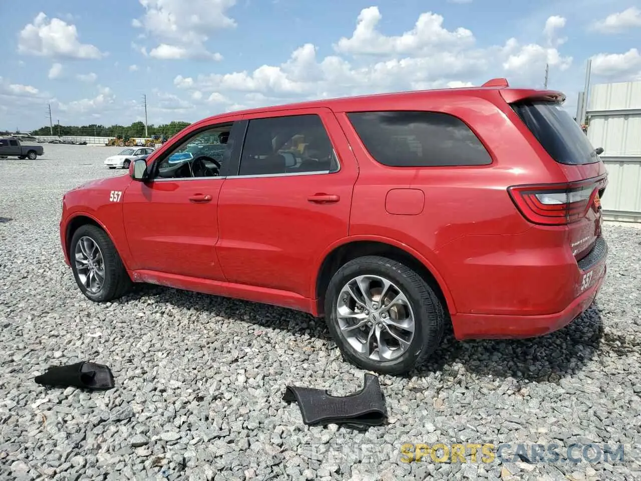 2 Photograph of a damaged car 1C4RDJDG9LC205229 DODGE DURANGO 2020