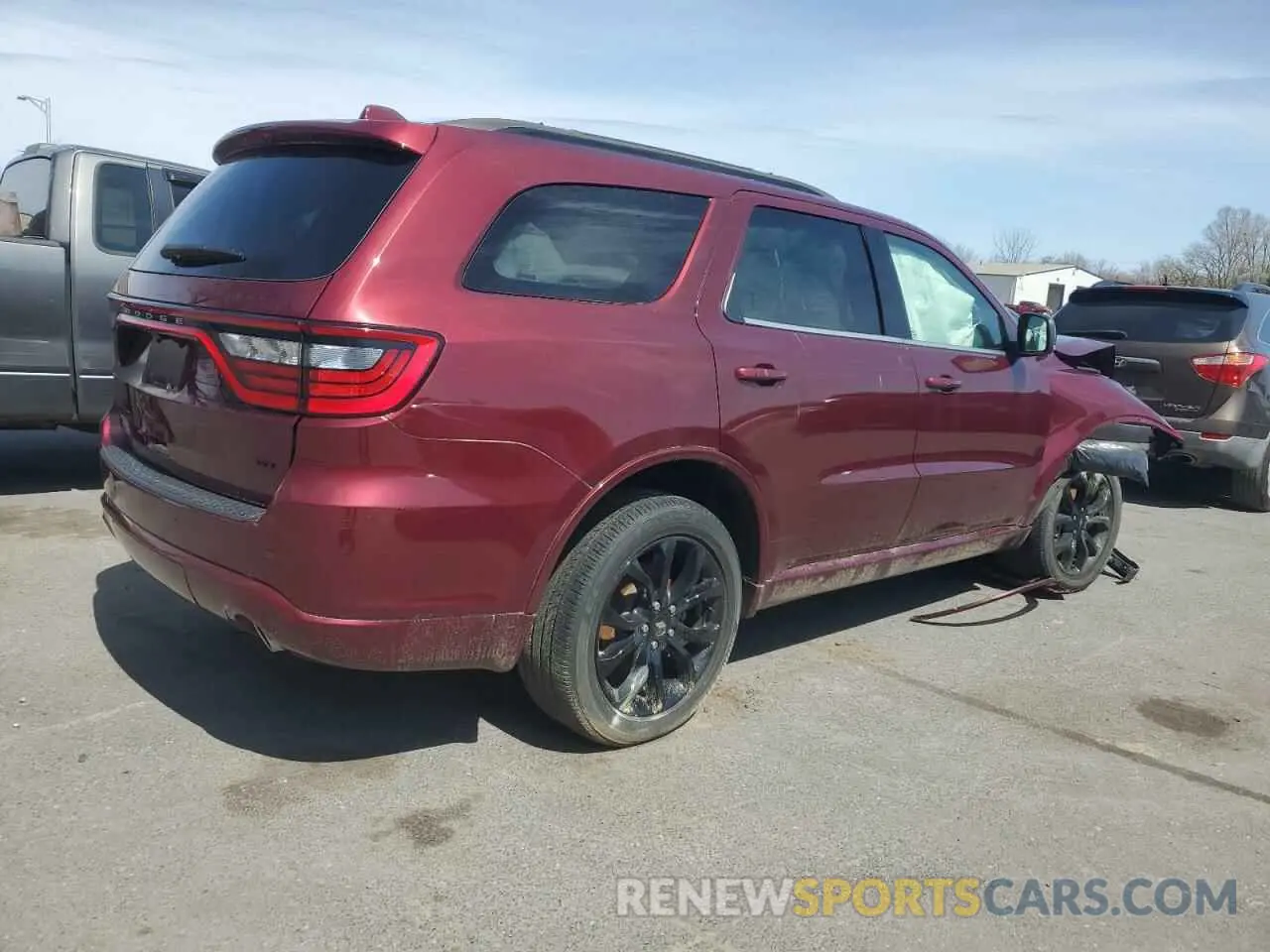 3 Photograph of a damaged car 1C4RDJDG9LC352621 DODGE DURANGO 2020