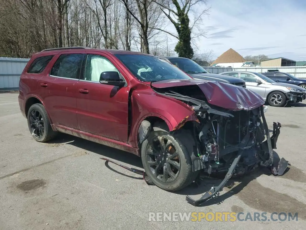 4 Photograph of a damaged car 1C4RDJDG9LC352621 DODGE DURANGO 2020