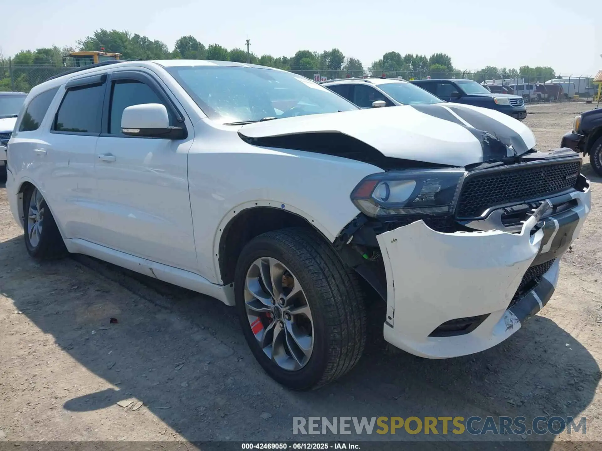 1 Photograph of a damaged car 1C4RDJDGXLC257372 DODGE DURANGO 2020