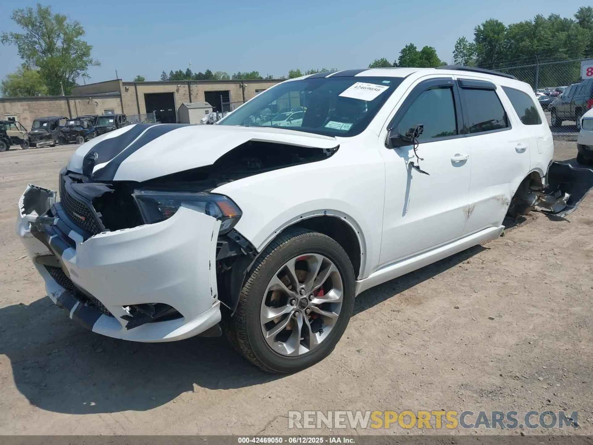 2 Photograph of a damaged car 1C4RDJDGXLC257372 DODGE DURANGO 2020