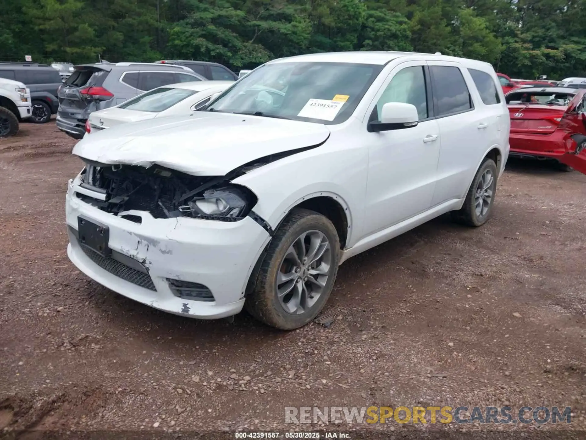 2 Photograph of a damaged car 1C4RDJDGXLC339344 DODGE DURANGO 2020