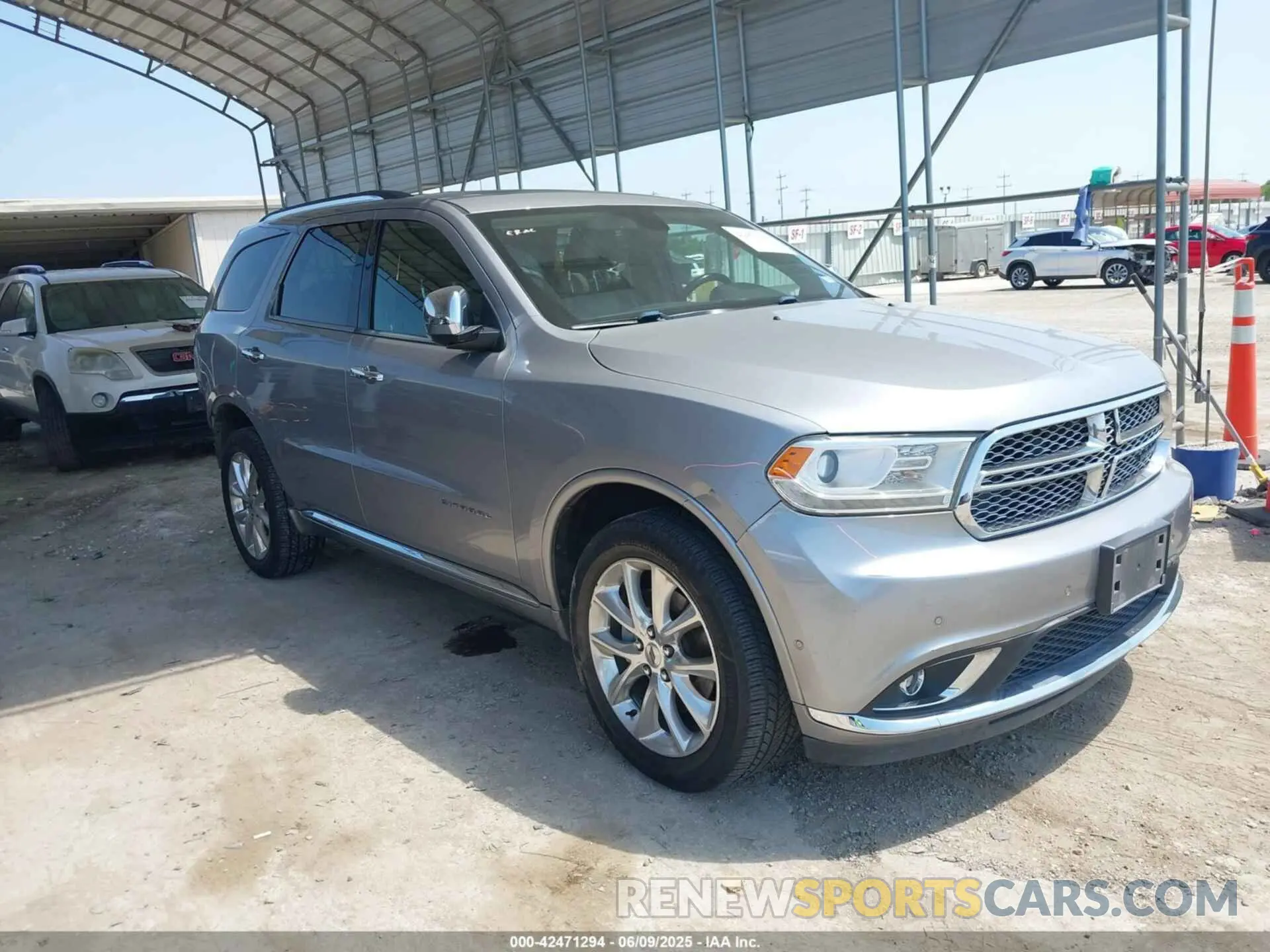 1 Photograph of a damaged car 1C4RDJEG4LC266566 DODGE DURANGO 2020