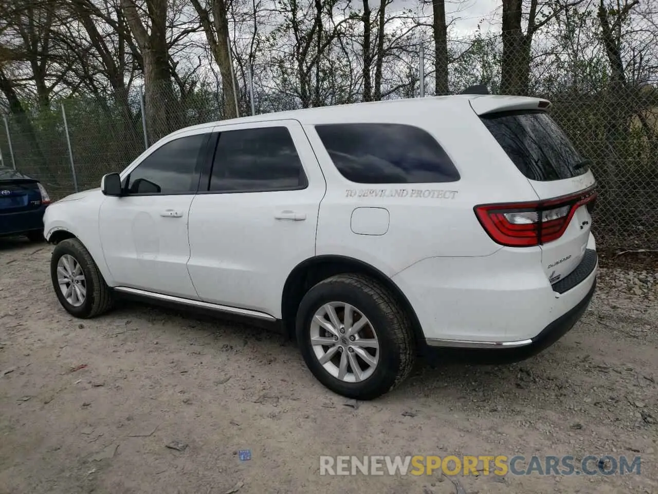 2 Photograph of a damaged car 1C4RDJFG3LC286998 DODGE DURANGO 2020