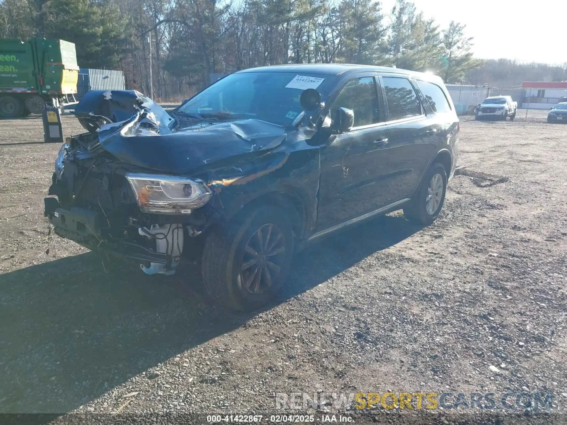 2 Photograph of a damaged car 1C4RDJFG7LC309893 DODGE DURANGO 2020