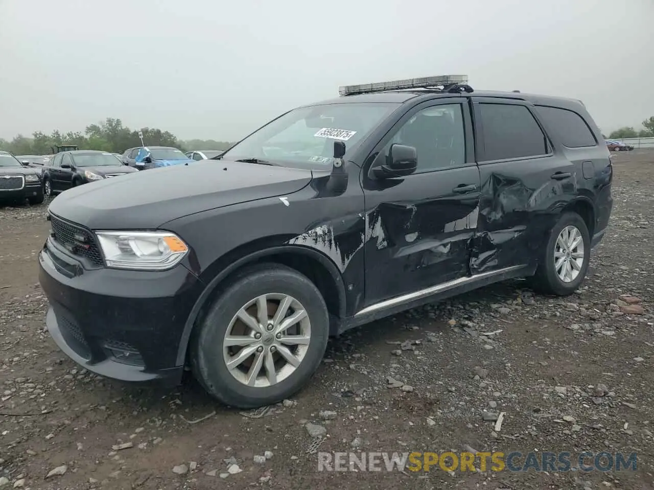 1 Photograph of a damaged car 1C4RDJFG7LC369821 DODGE DURANGO 2020