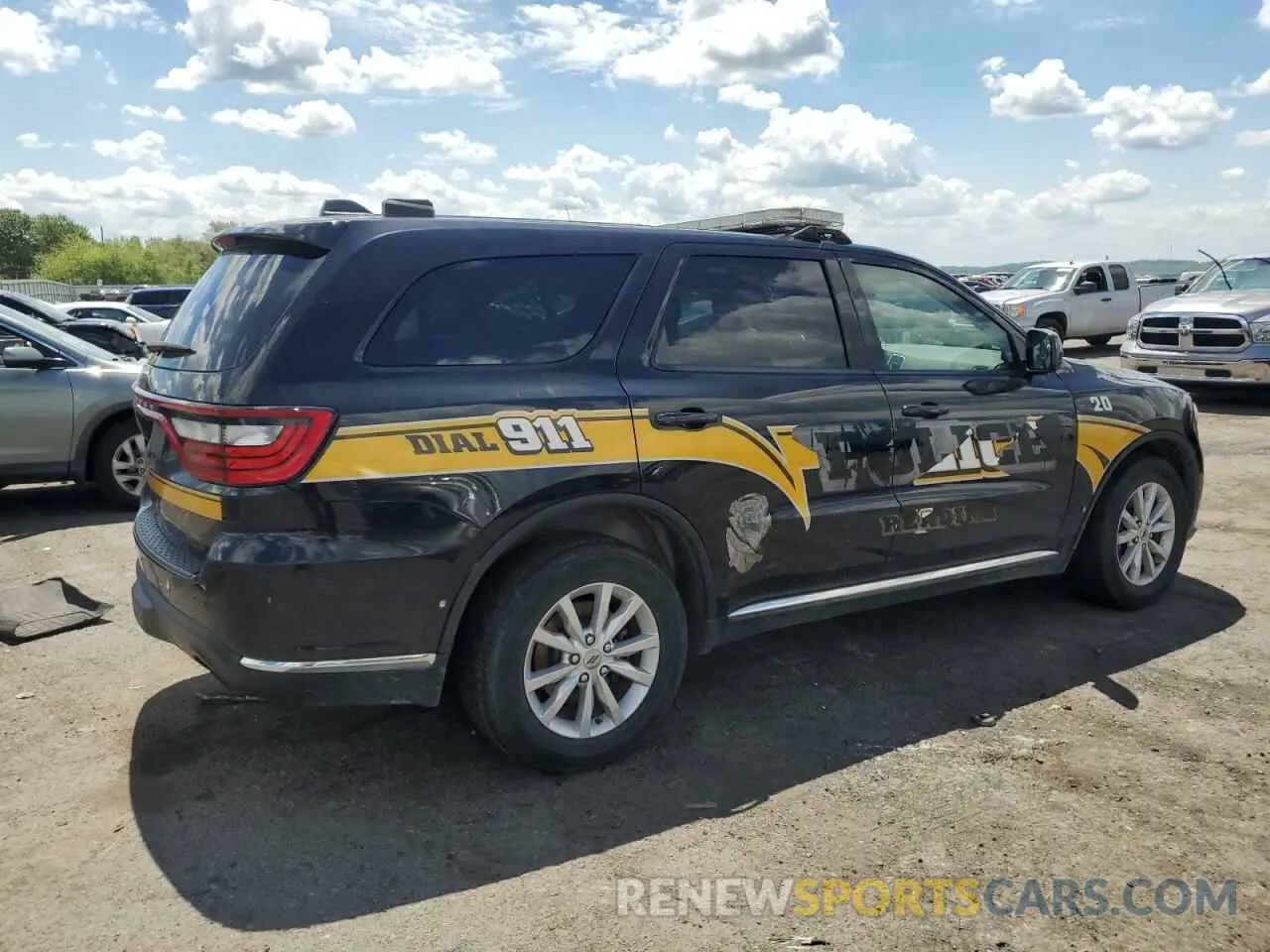 3 Photograph of a damaged car 1C4RDJFG7LC369821 DODGE DURANGO 2020