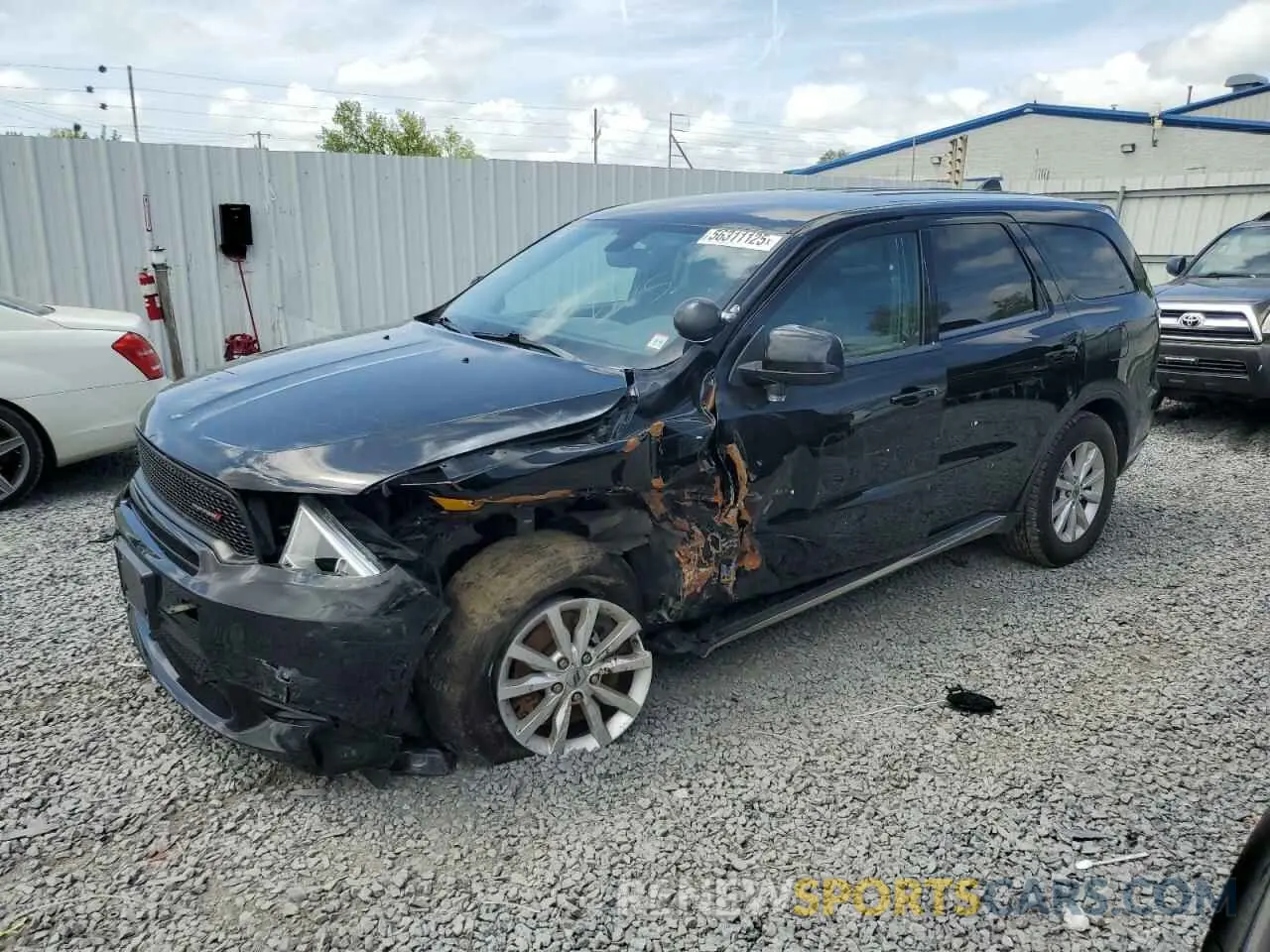 1 Photograph of a damaged car 1C4RDJFG7LC371195 DODGE DURANGO 2020