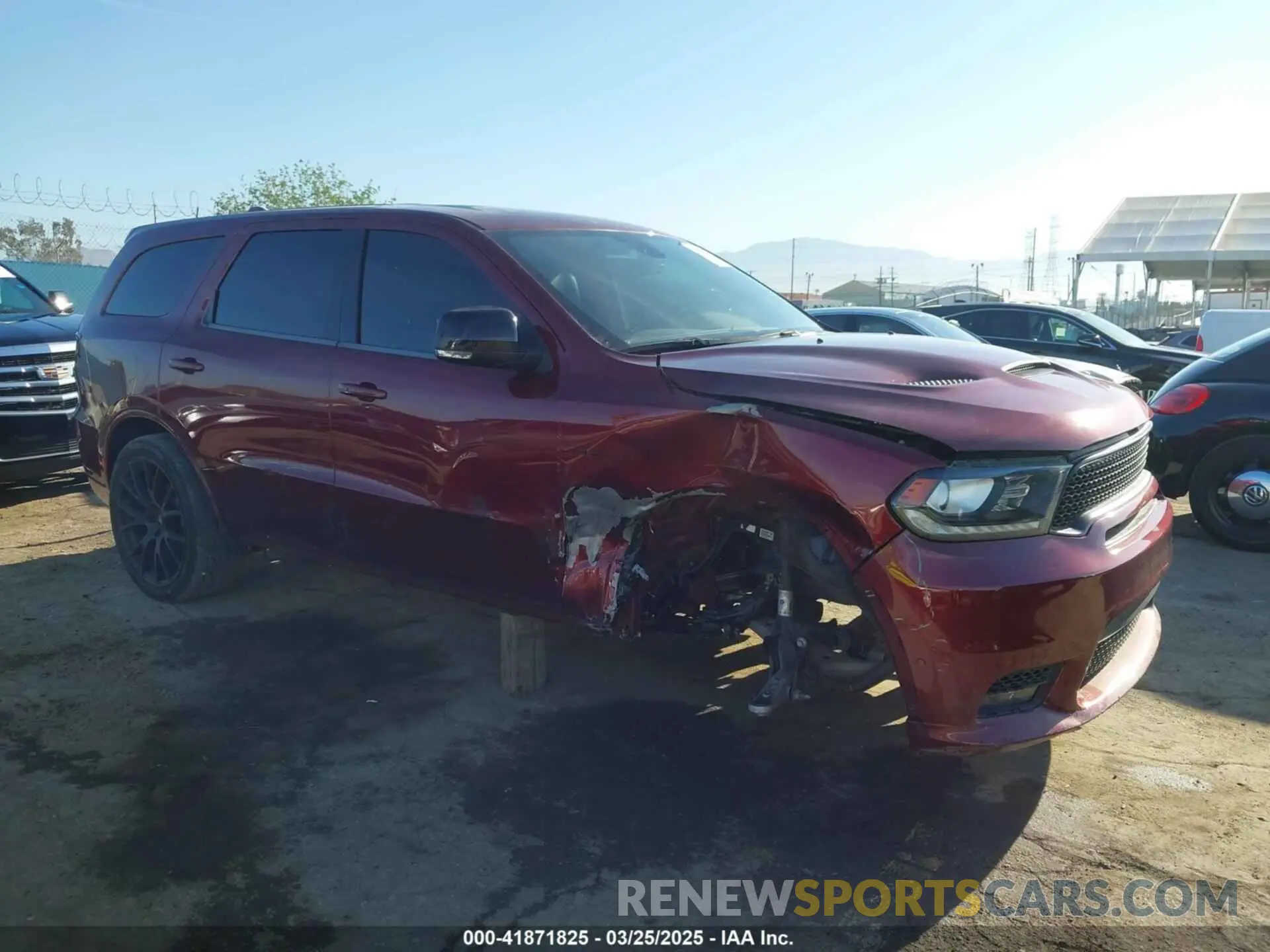 1 Photograph of a damaged car 1C4SDHCT0LC373771 DODGE DURANGO 2020