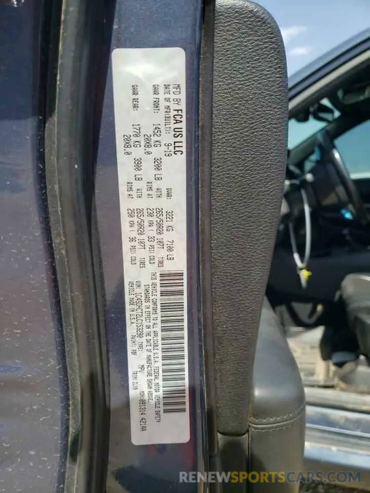 14 Photograph of a damaged car 1C4SDHCT2LC153290 DODGE DURANGO 2020