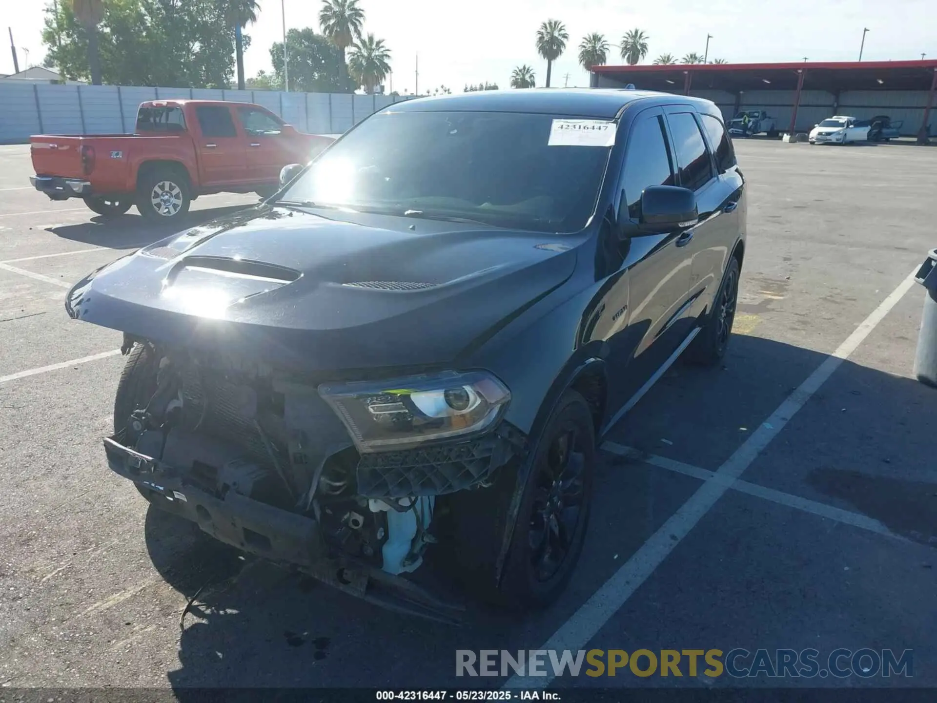 2 Photograph of a damaged car 1C4SDHCT7LC285798 DODGE DURANGO 2020