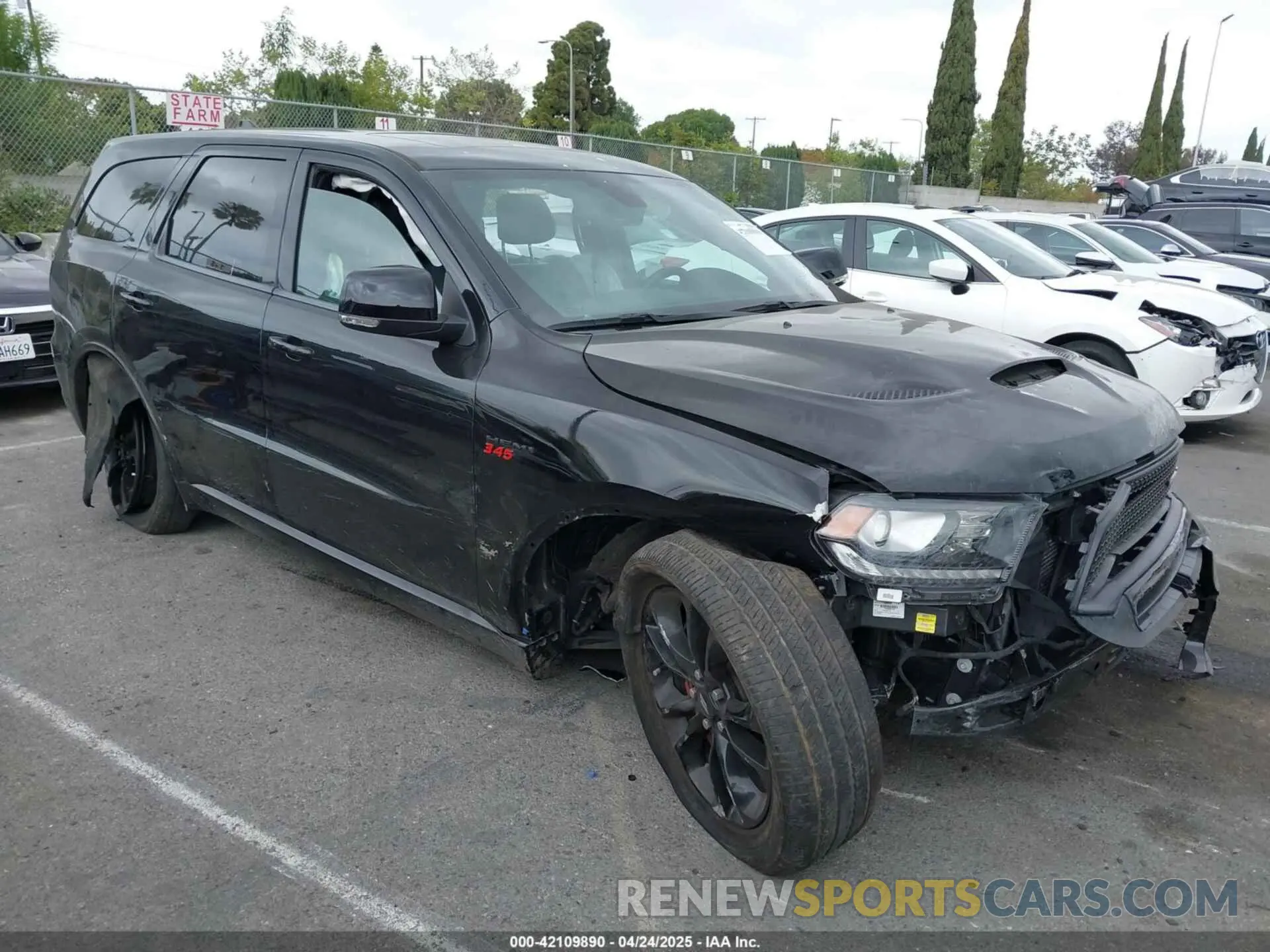 1 Photograph of a damaged car 1C4SDHCT8LC393492 DODGE DURANGO 2020
