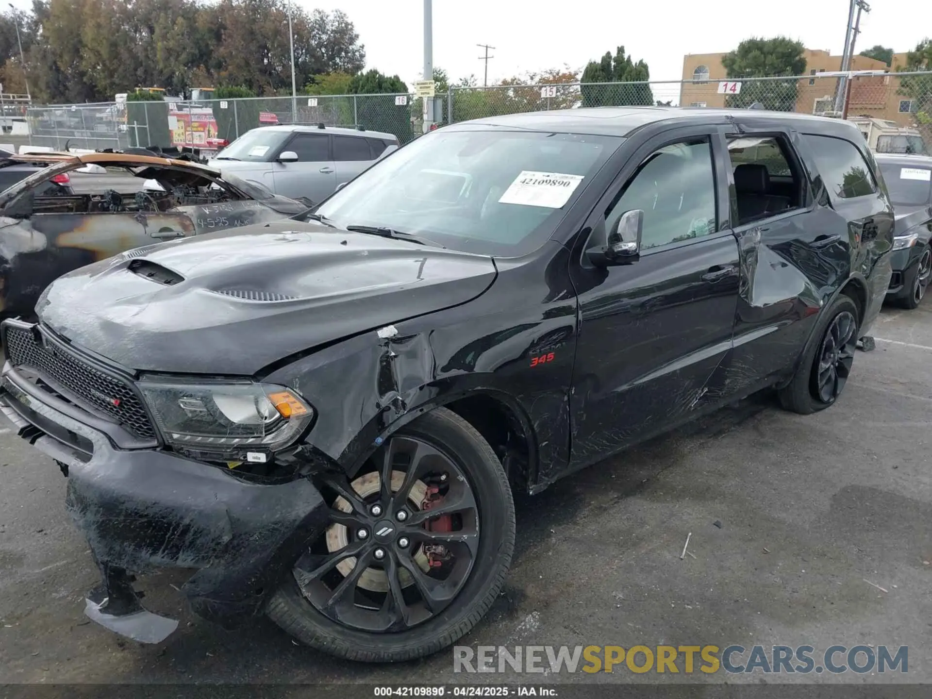 2 Photograph of a damaged car 1C4SDHCT8LC393492 DODGE DURANGO 2020