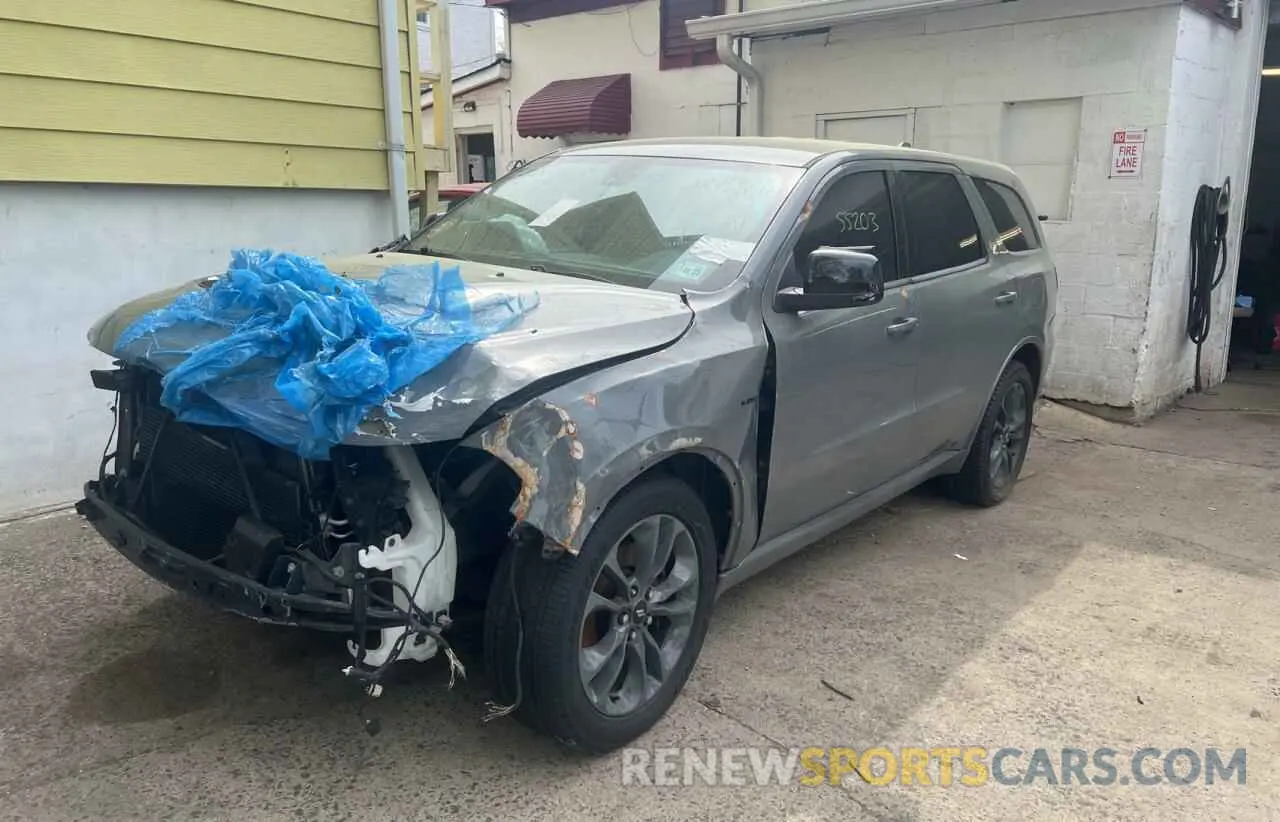 2 Photograph of a damaged car 1C4SDJCT0LC395437 DODGE DURANGO 2020