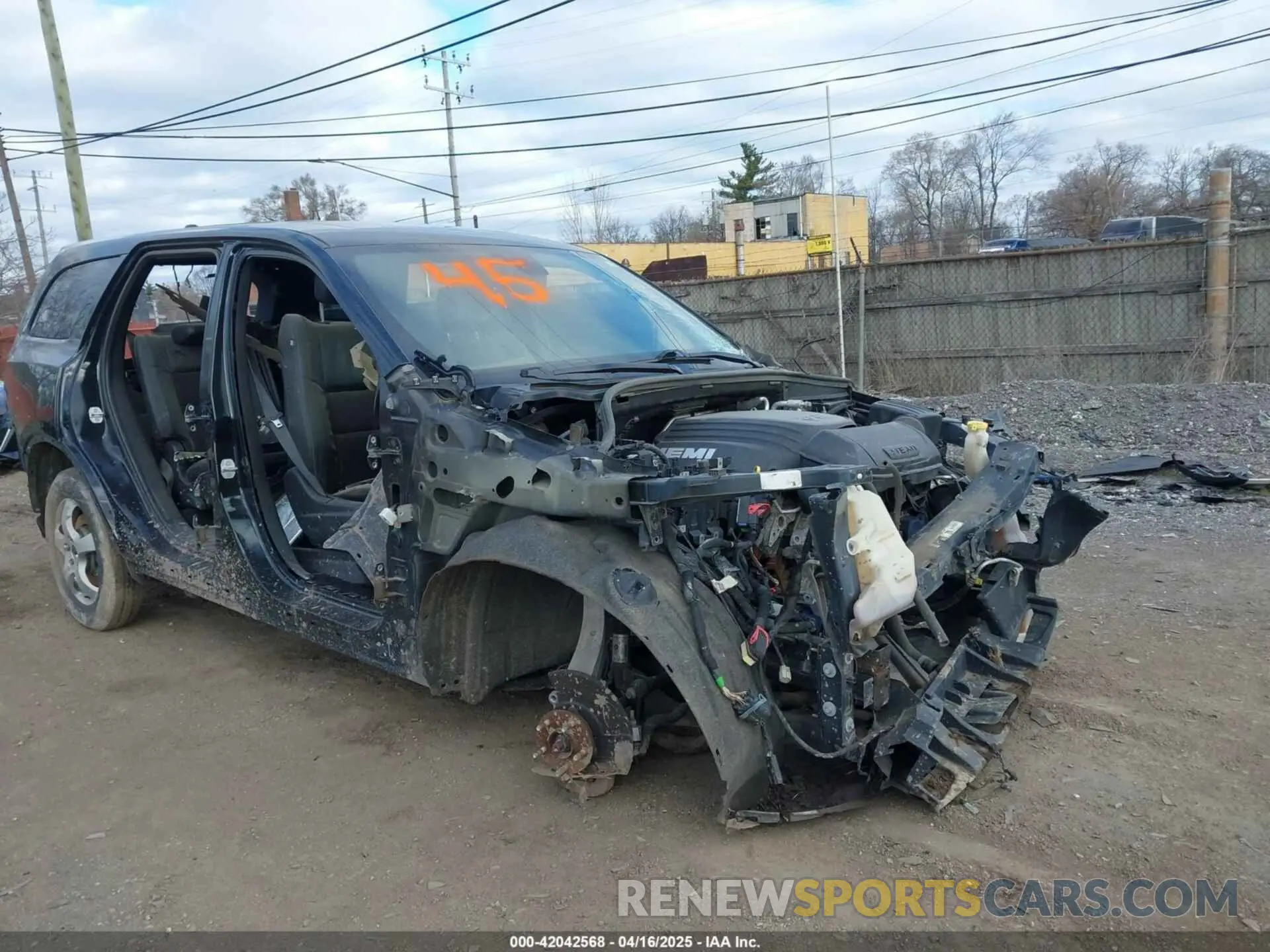 1 Photograph of a damaged car 1C4SDJCT9LC394996 DODGE DURANGO 2020