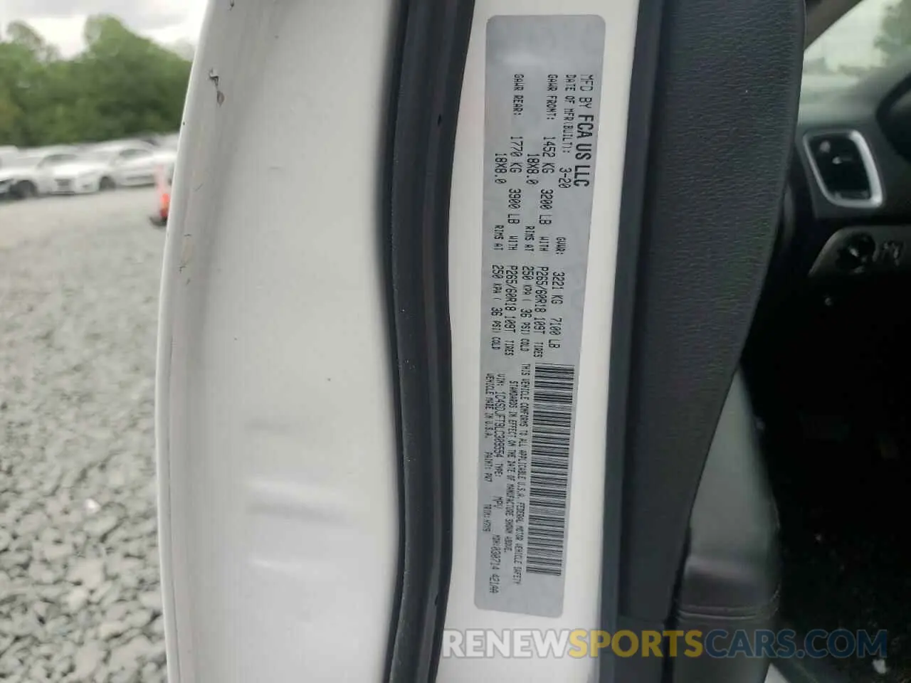 14 Photograph of a damaged car 1C4SDJFT9LC309554 DODGE DURANGO 2020
