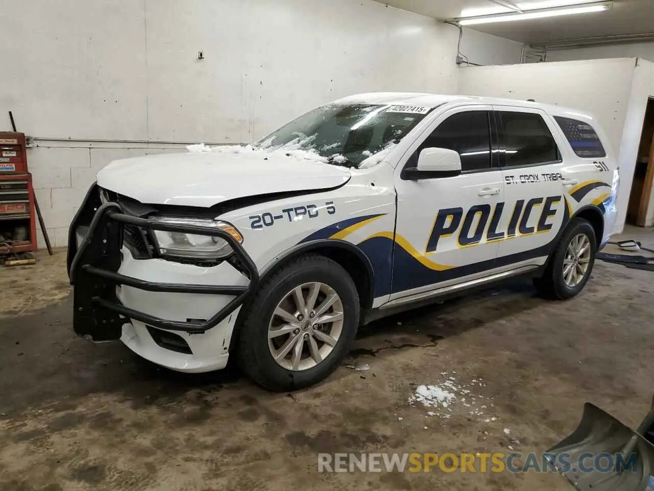1 Photograph of a damaged car 1C4SDJFT9LC443237 DODGE DURANGO 2020