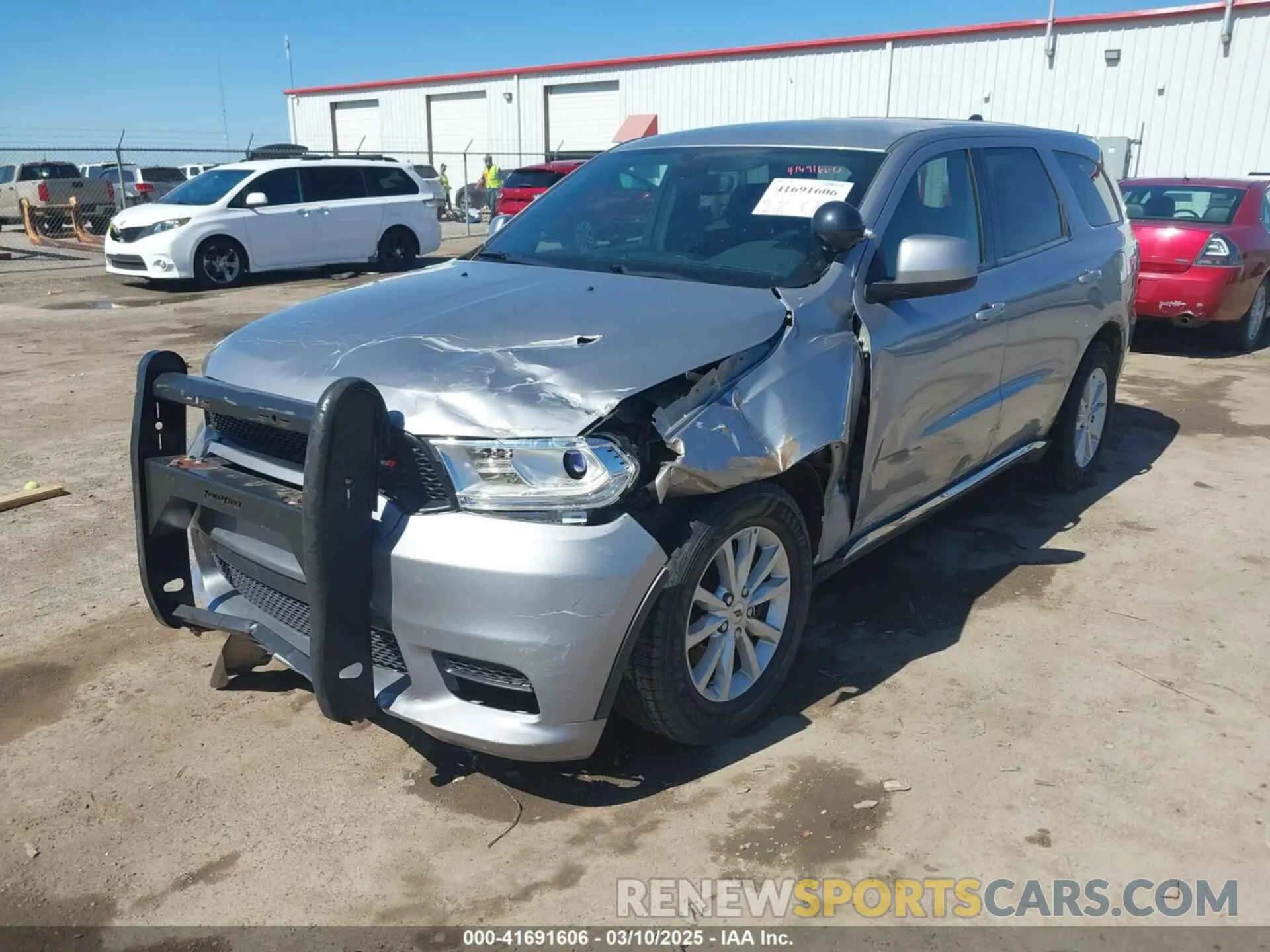 2 Photograph of a damaged car 1C4SDJFTXLC381850 DODGE DURANGO 2020