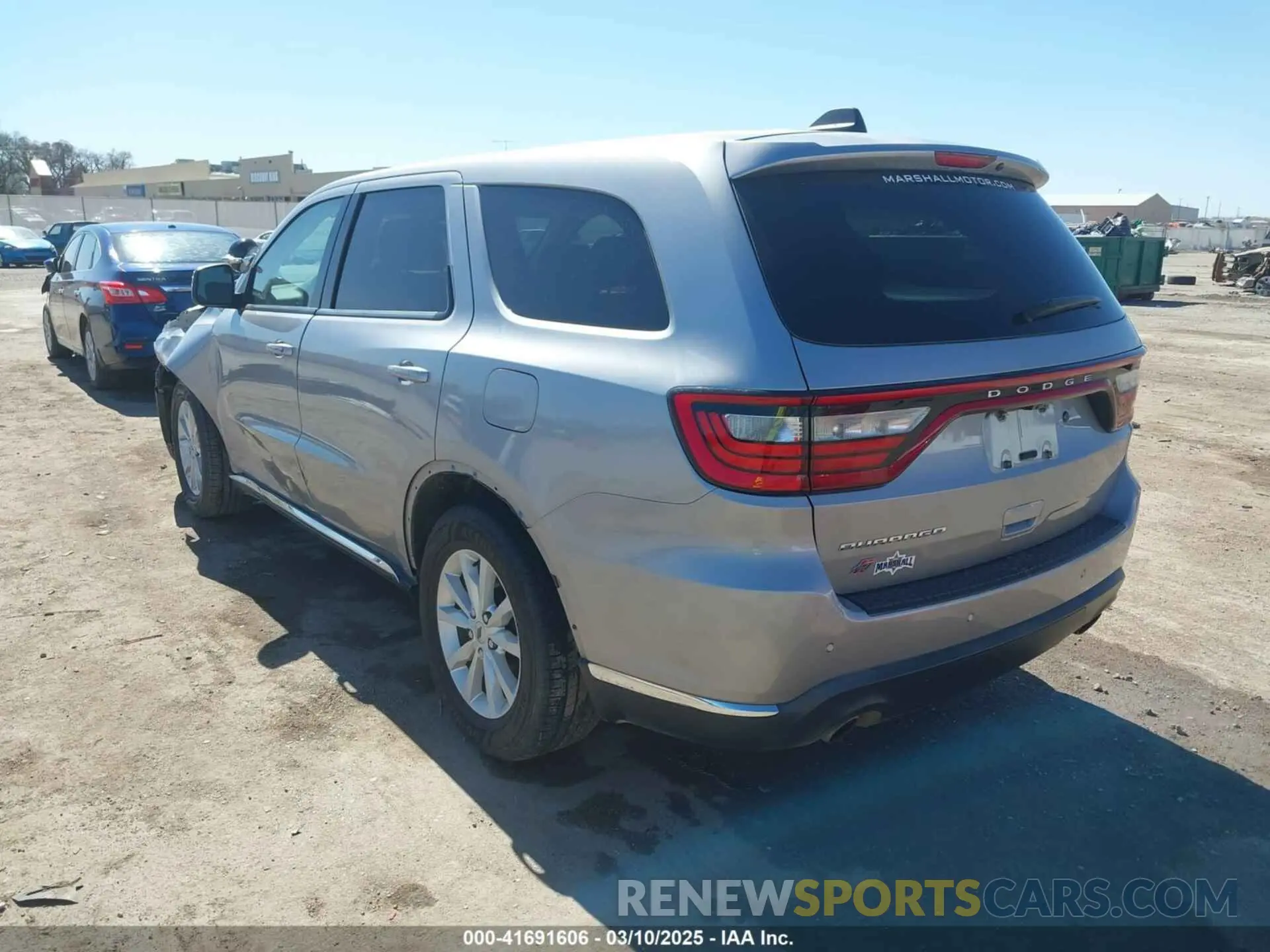 3 Photograph of a damaged car 1C4SDJFTXLC381850 DODGE DURANGO 2020