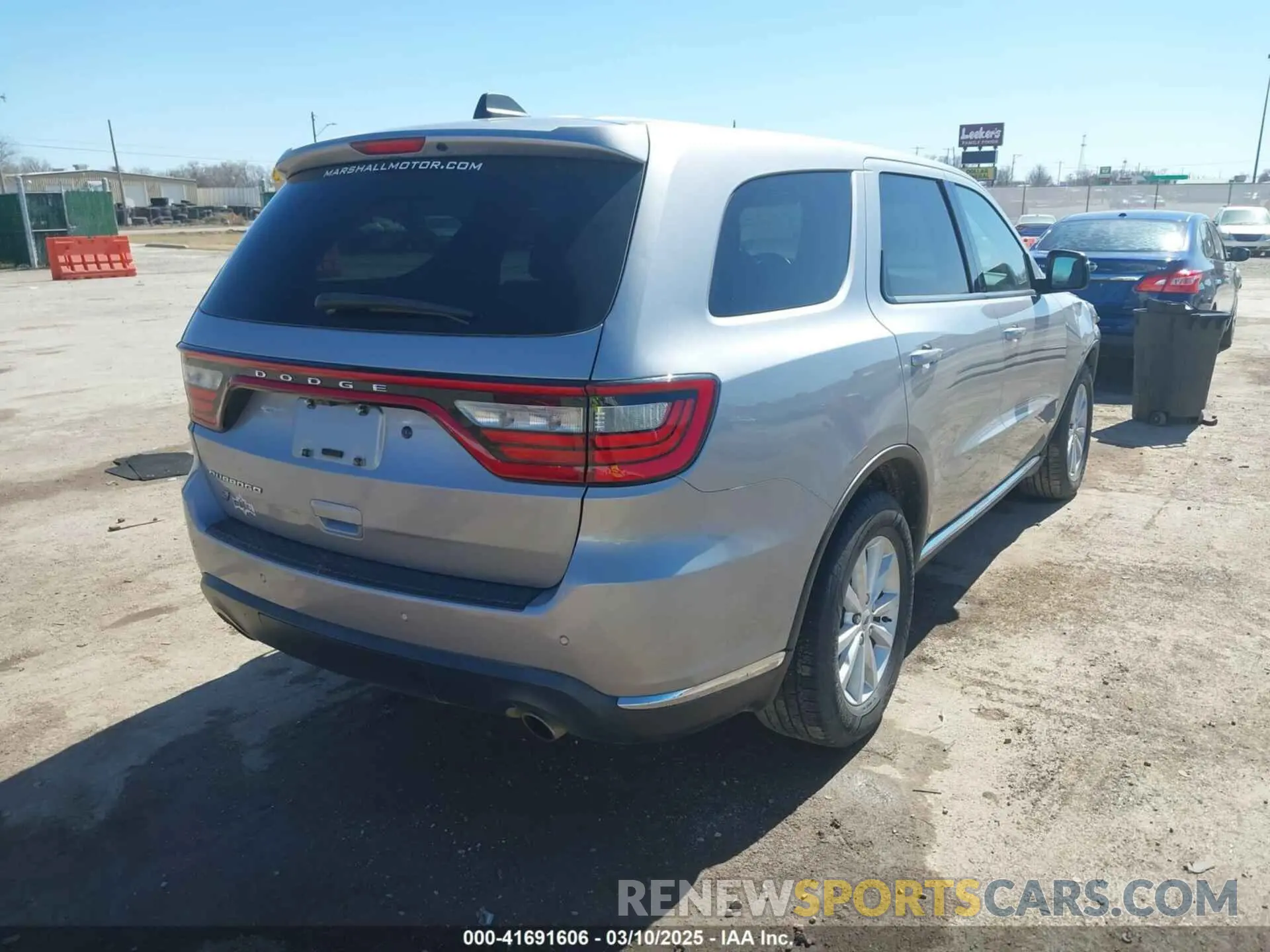 4 Photograph of a damaged car 1C4SDJFTXLC381850 DODGE DURANGO 2020