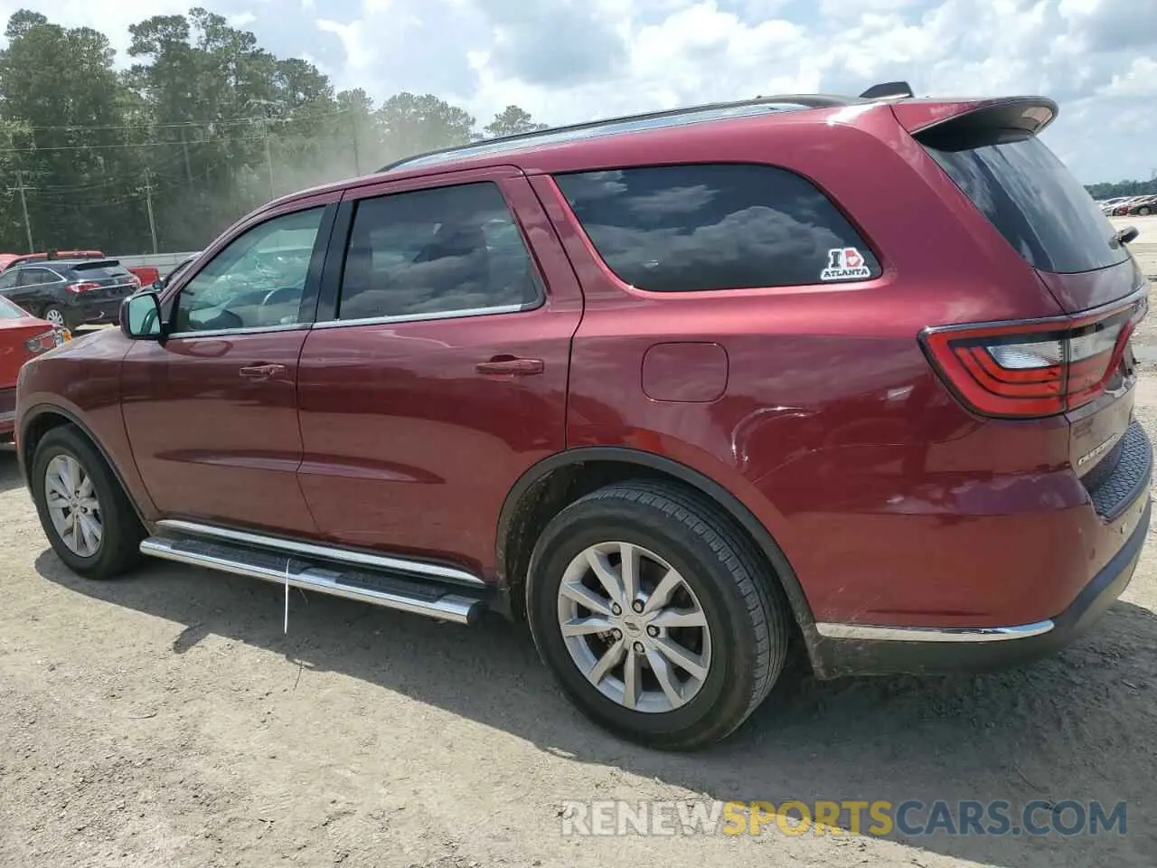 2 Photograph of a damaged car 1C4RDHAG0MC641434 DODGE DURANGO 2021