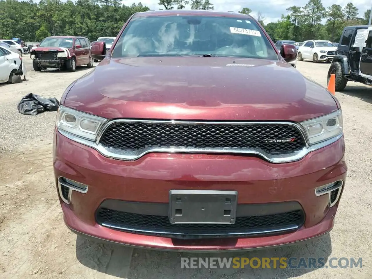 5 Photograph of a damaged car 1C4RDHAG0MC641434 DODGE DURANGO 2021