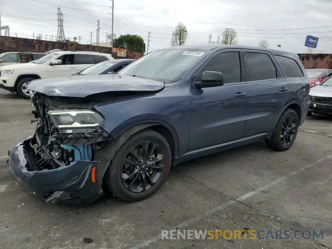 1 Photograph of a damaged car 1C4RDHAG0MC661134 DODGE DURANGO 2021