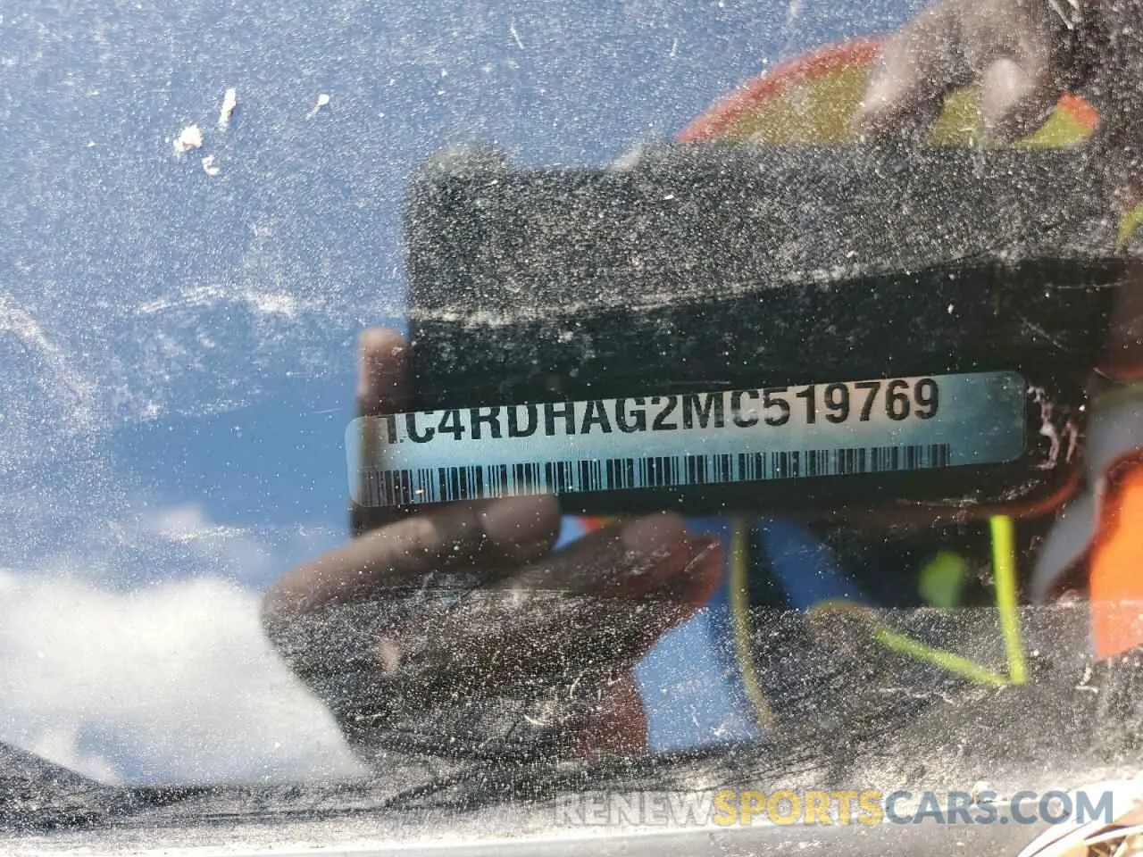 13 Photograph of a damaged car 1C4RDHAG2MC519769 DODGE DURANGO 2021