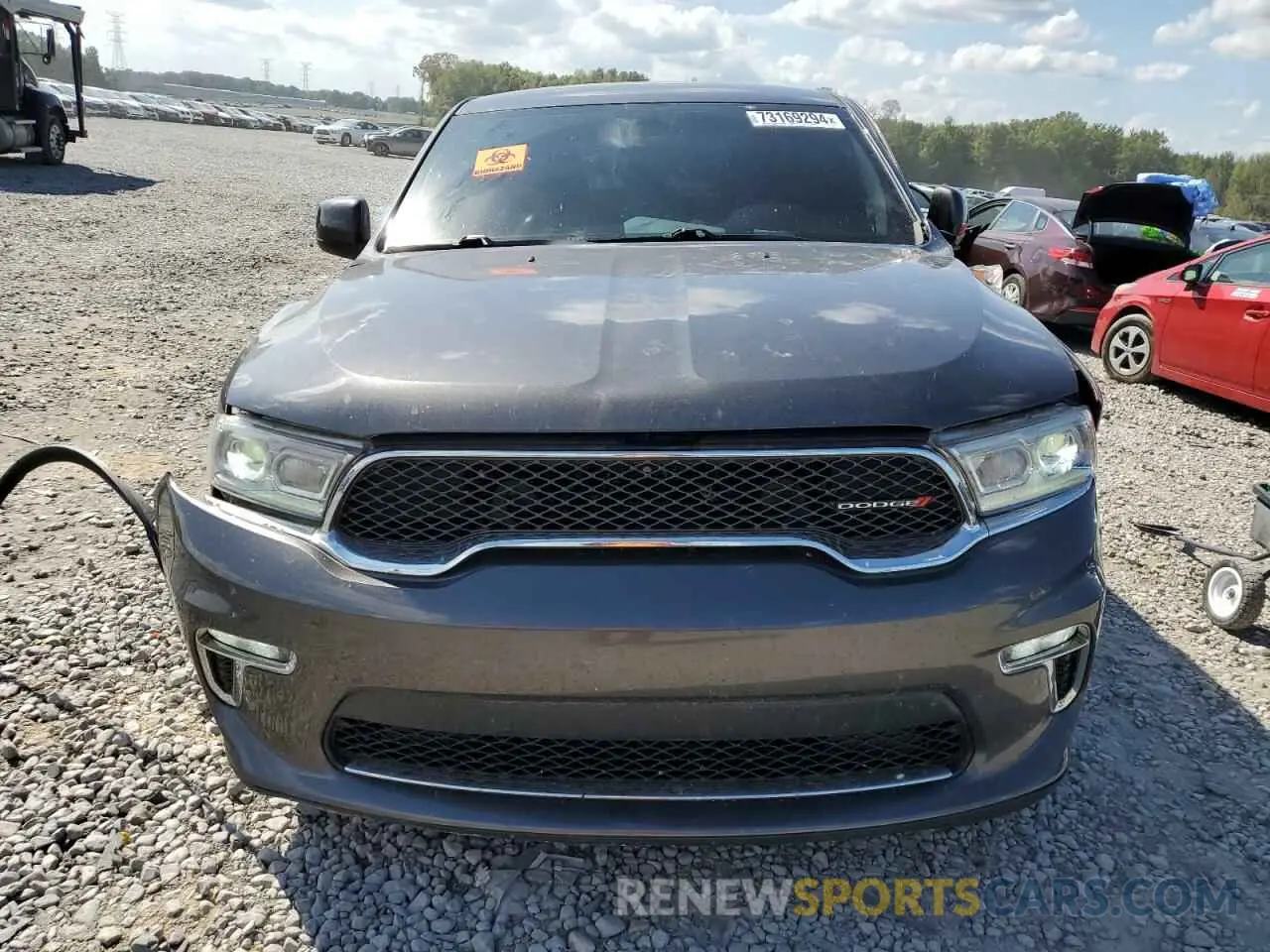 5 Photograph of a damaged car 1C4RDHAG2MC519769 DODGE DURANGO 2021