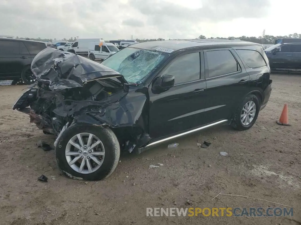 1 Photograph of a damaged car 1C4RDHAG5MC721473 DODGE DURANGO 2021