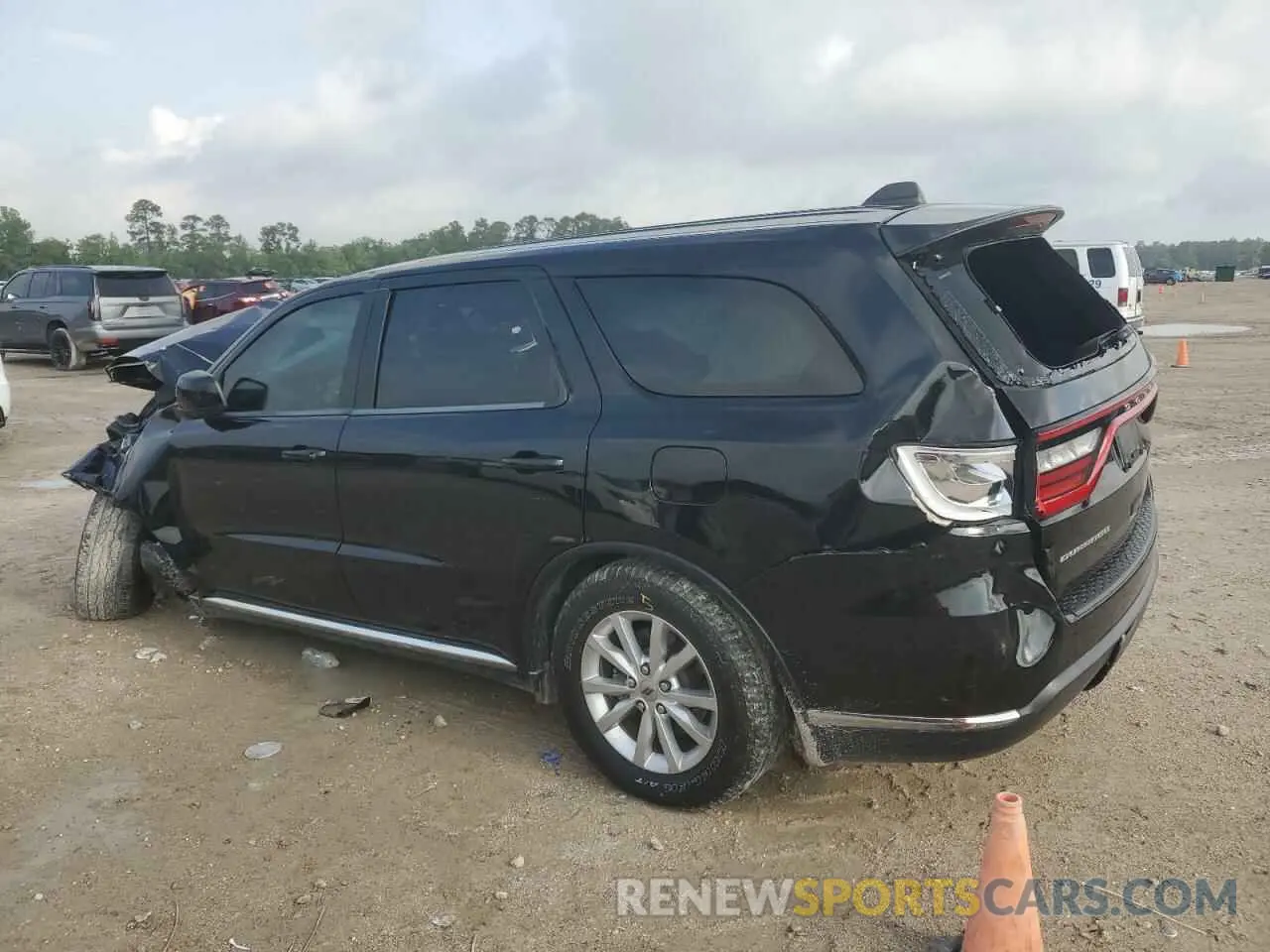2 Photograph of a damaged car 1C4RDHAG5MC721473 DODGE DURANGO 2021