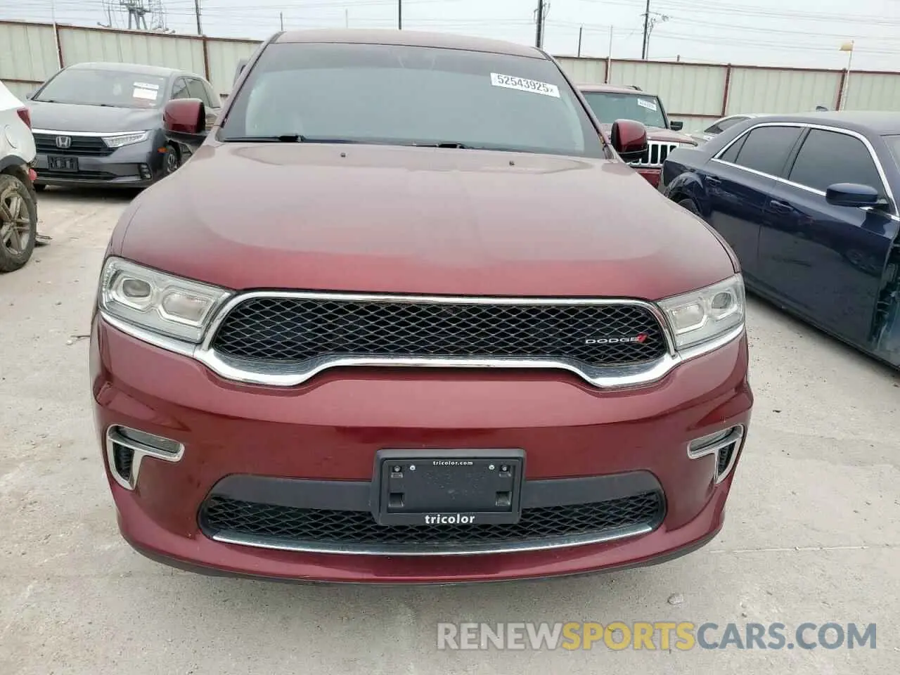 5 Photograph of a damaged car 1C4RDHAG8MC540769 DODGE DURANGO 2021