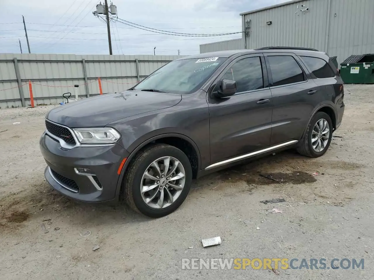 1 Photograph of a damaged car 1C4RDHAG9MC846556 DODGE DURANGO 2021