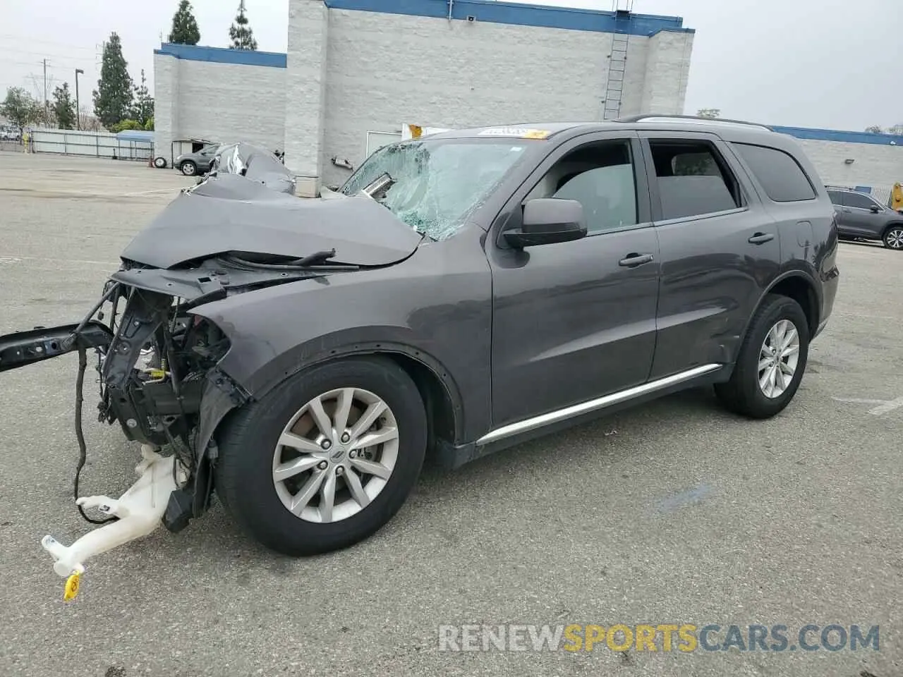 1 Photograph of a damaged car 1C4RDHAGXMC878481 DODGE DURANGO 2021