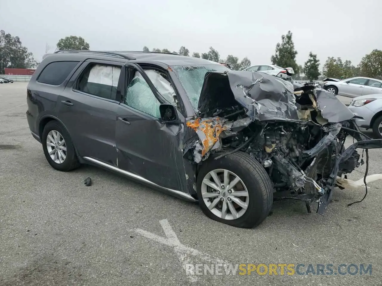 4 Photograph of a damaged car 1C4RDHAGXMC878481 DODGE DURANGO 2021