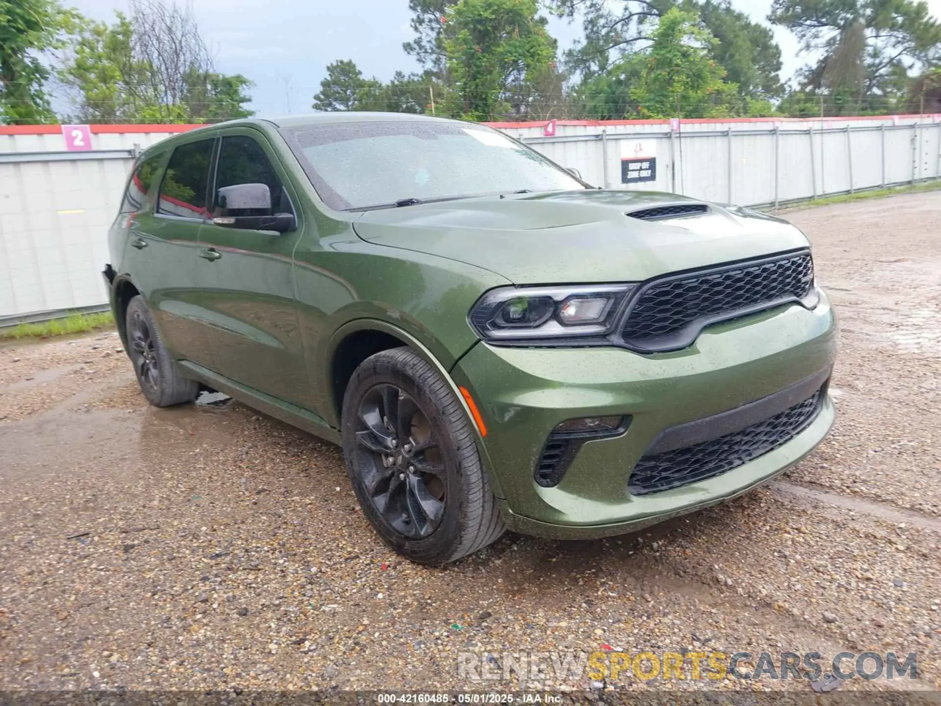 1 Photograph of a damaged car 1C4RDHDG1MC660621 DODGE DURANGO 2021