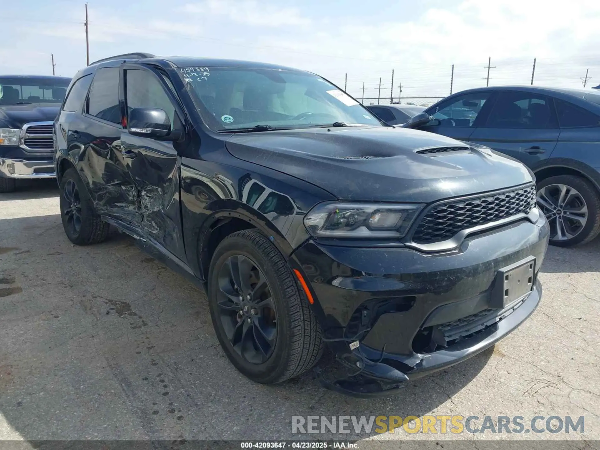 1 Photograph of a damaged car 1C4RDHDG2MC609306 DODGE DURANGO 2021