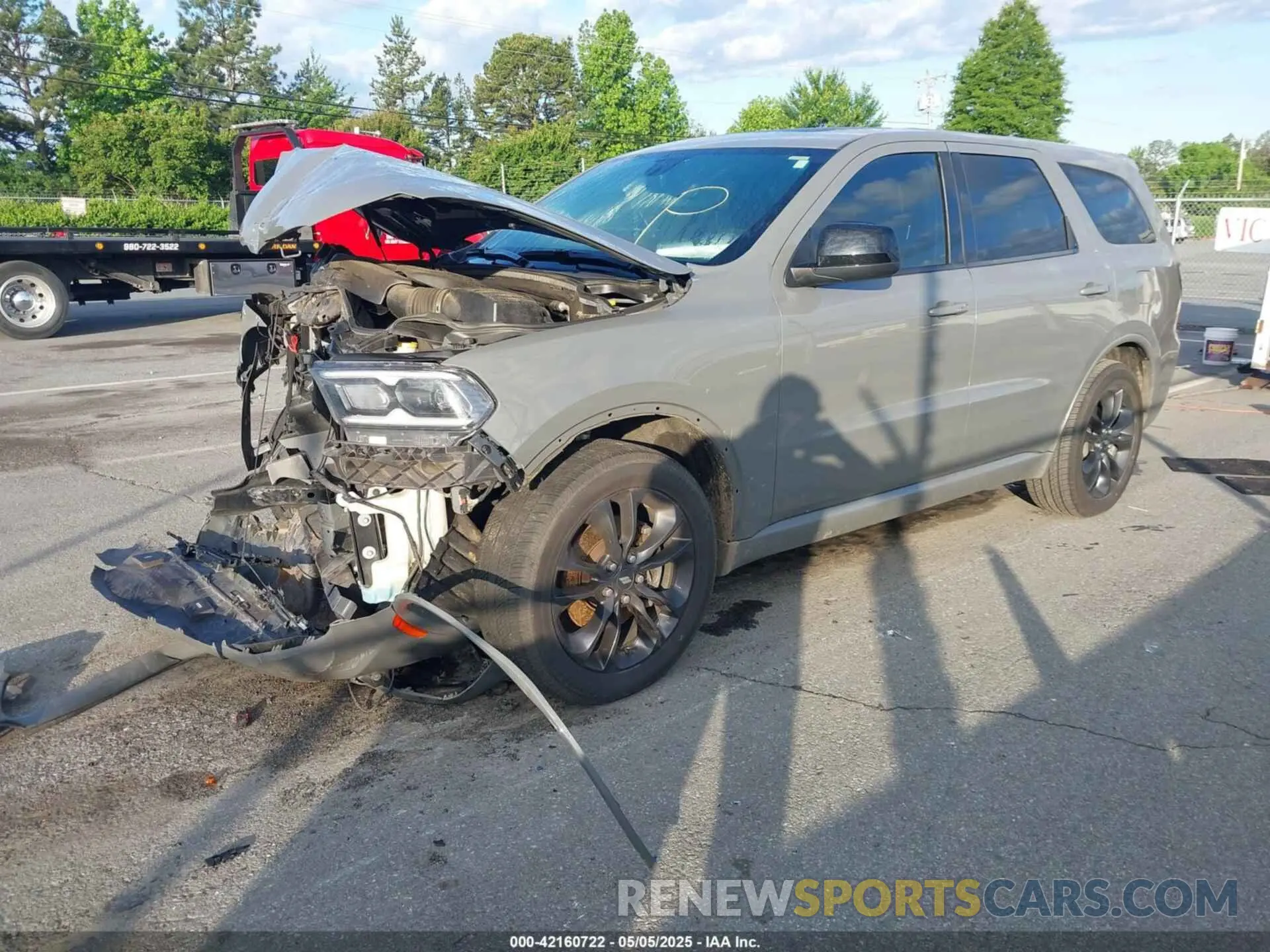 2 Photograph of a damaged car 1C4RDHDG4MC750121 DODGE DURANGO 2021